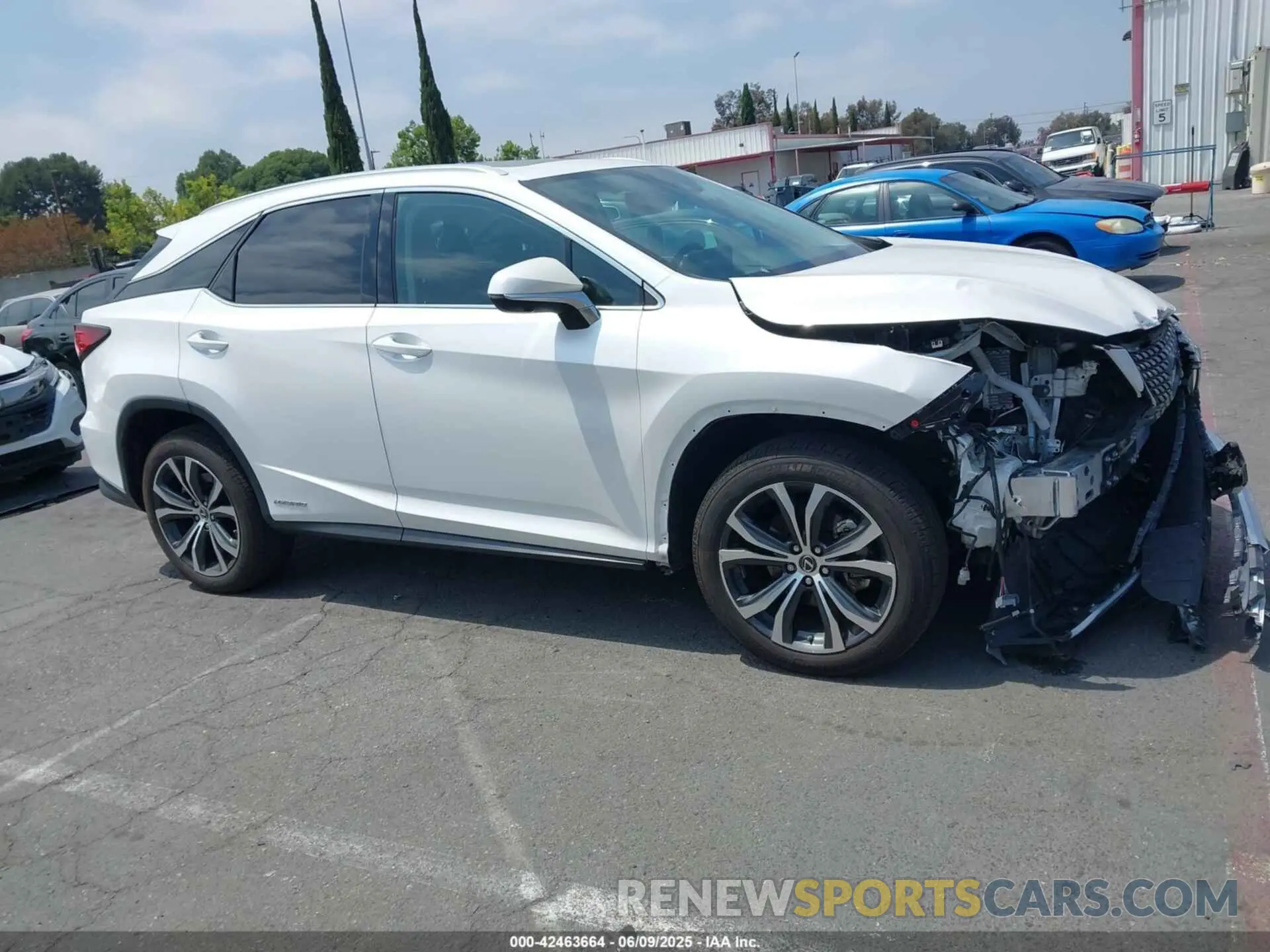 13 fotografías del automóvil dañado 2T2HGMDA7NC074100 LEXUS RX 450H 2022
