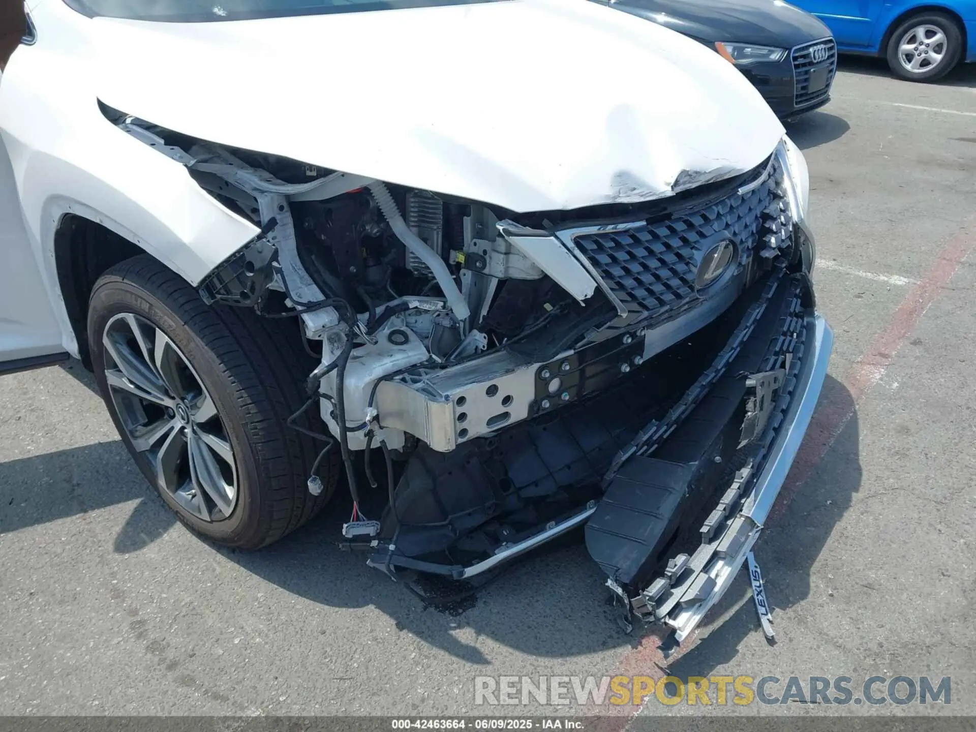 6 fotografías del automóvil dañado 2T2HGMDA7NC074100 LEXUS RX 450H 2022