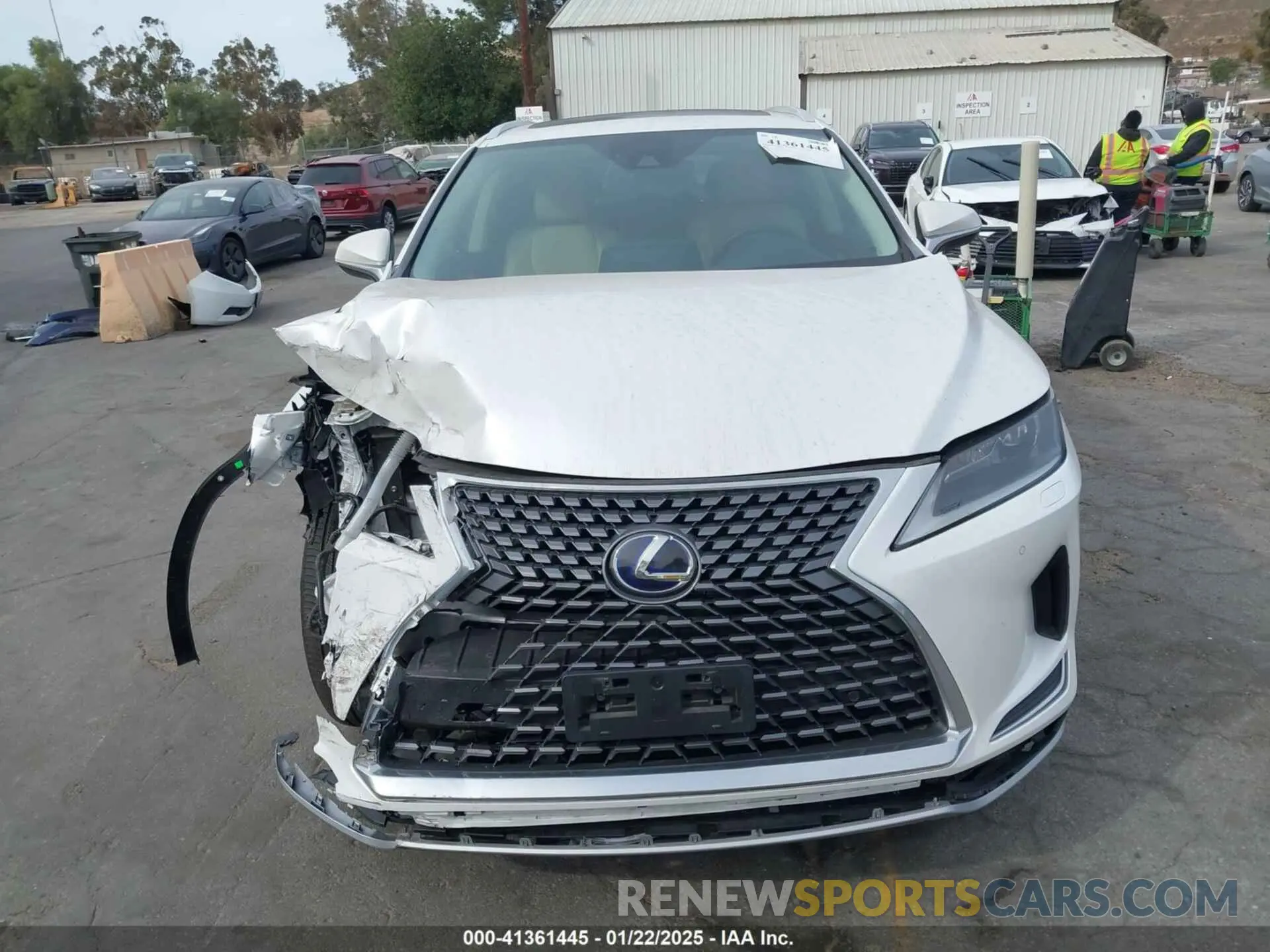 12 fotografías del automóvil dañado 2T2HGMDA8NC074865 LEXUS RX 450H 2022