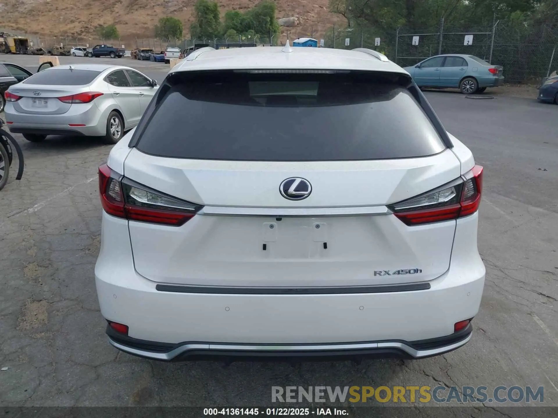 16 fotografías del automóvil dañado 2T2HGMDA8NC074865 LEXUS RX 450H 2022