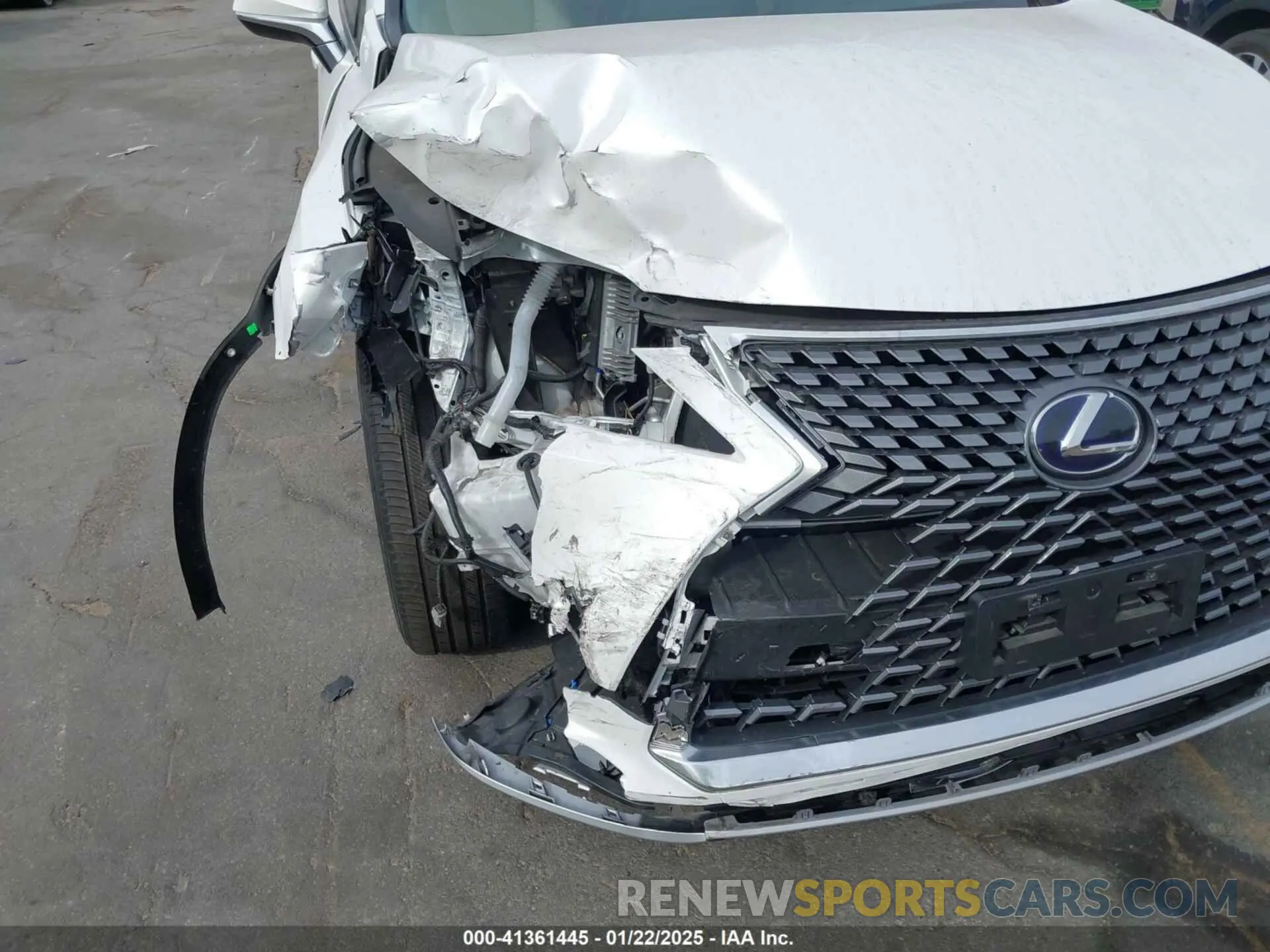 17 fotografías del automóvil dañado 2T2HGMDA8NC074865 LEXUS RX 450H 2022