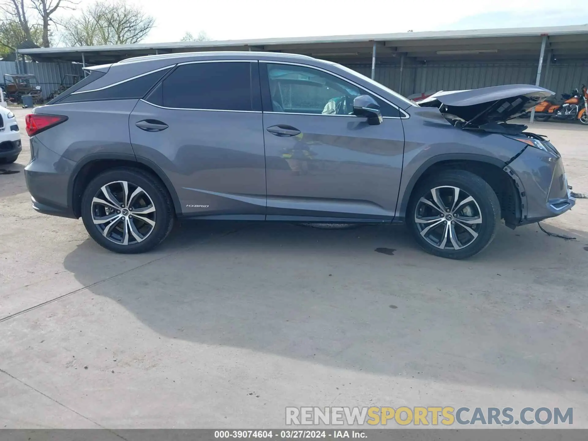 13 fotografías del automóvil dañado 2T2HGMDA9NC073742 LEXUS RX 450H 2022