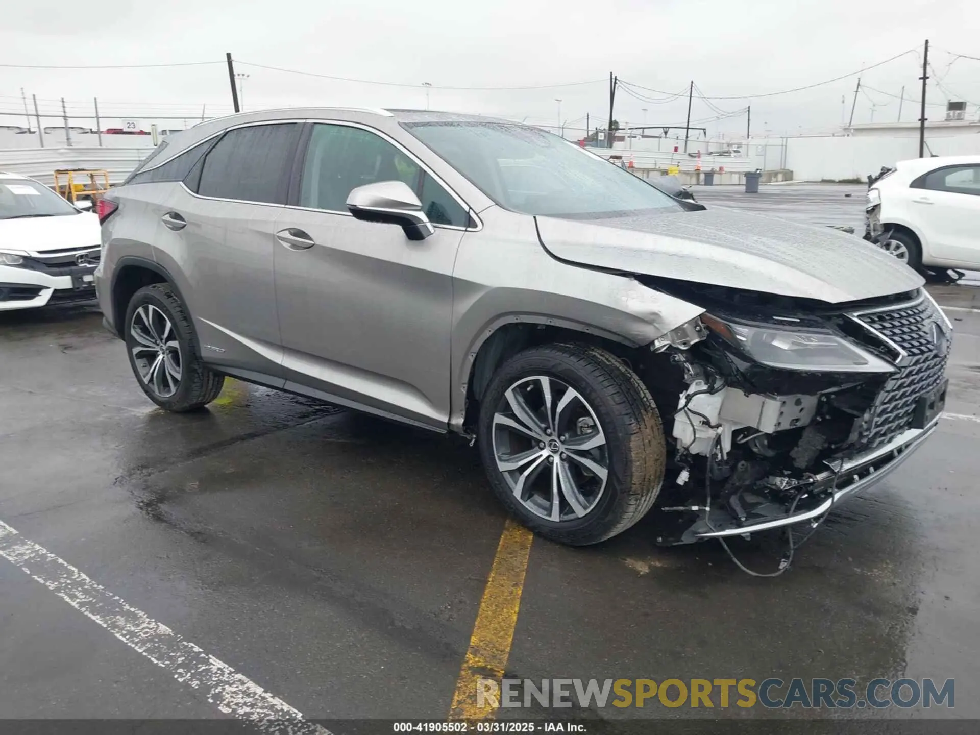 1 fotografías del automóvil dañado 2T2HGMDA9NC084255 LEXUS RX 450H 2022