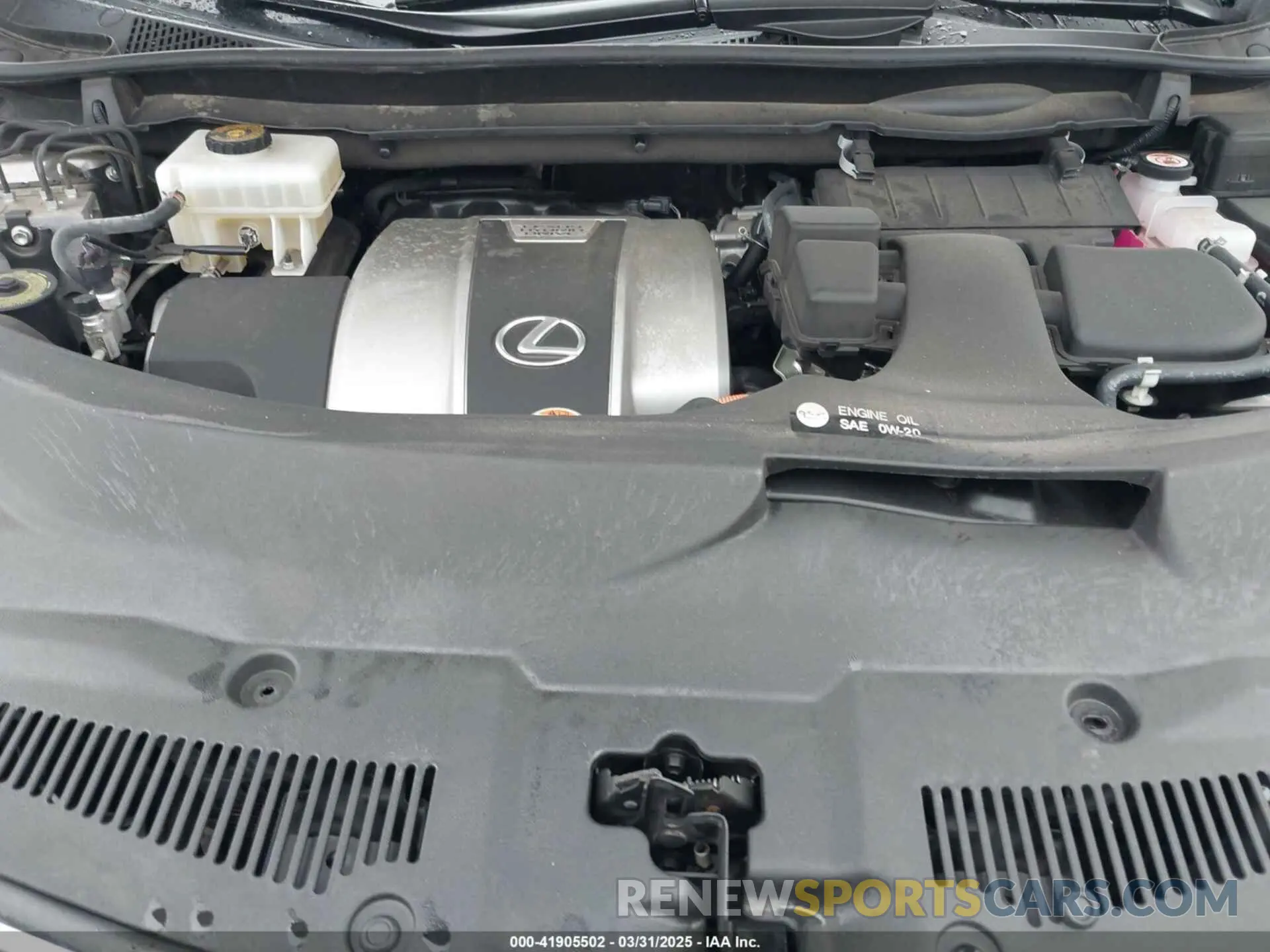 10 fotografías del automóvil dañado 2T2HGMDA9NC084255 LEXUS RX 450H 2022