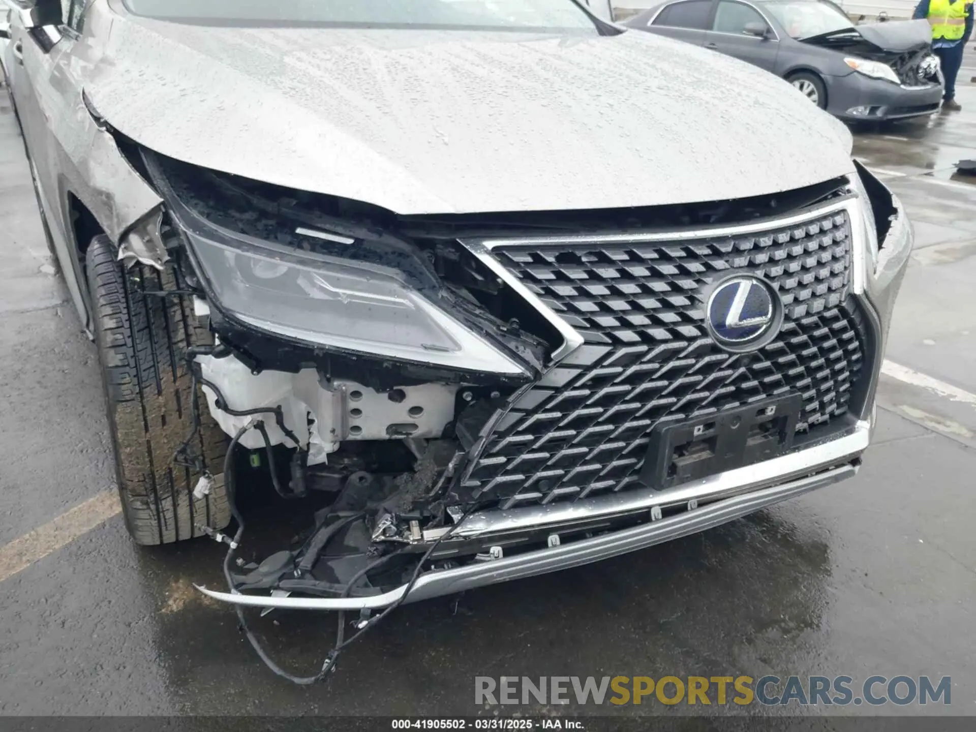 6 fotografías del automóvil dañado 2T2HGMDA9NC084255 LEXUS RX 450H 2022