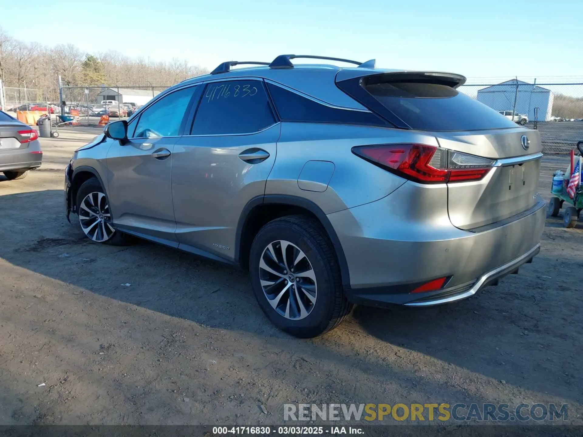 3 fotografías del automóvil dañado 2T2HGMDA9NC085132 LEXUS RX 450H 2022