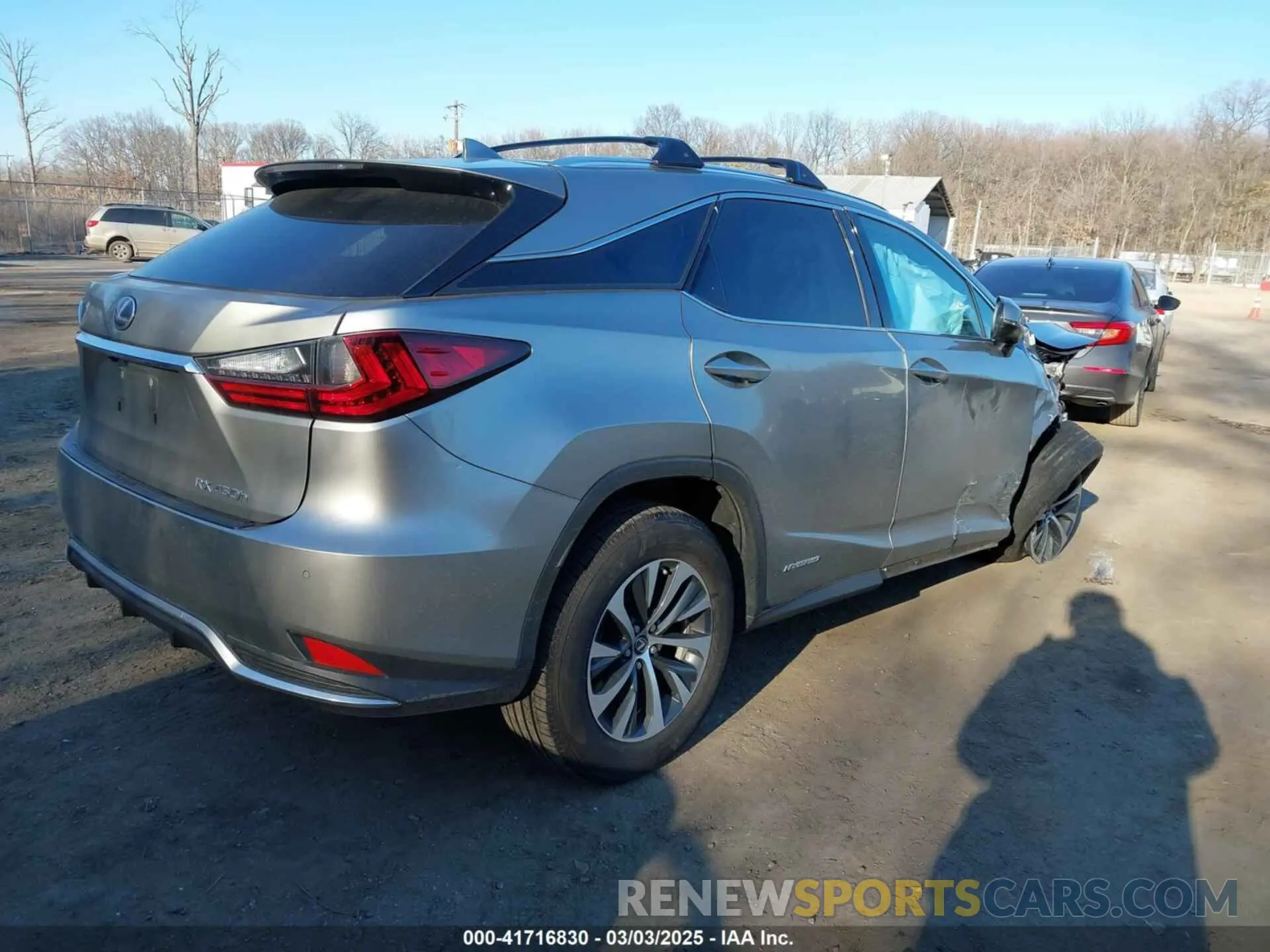 4 fotografías del automóvil dañado 2T2HGMDA9NC085132 LEXUS RX 450H 2022
