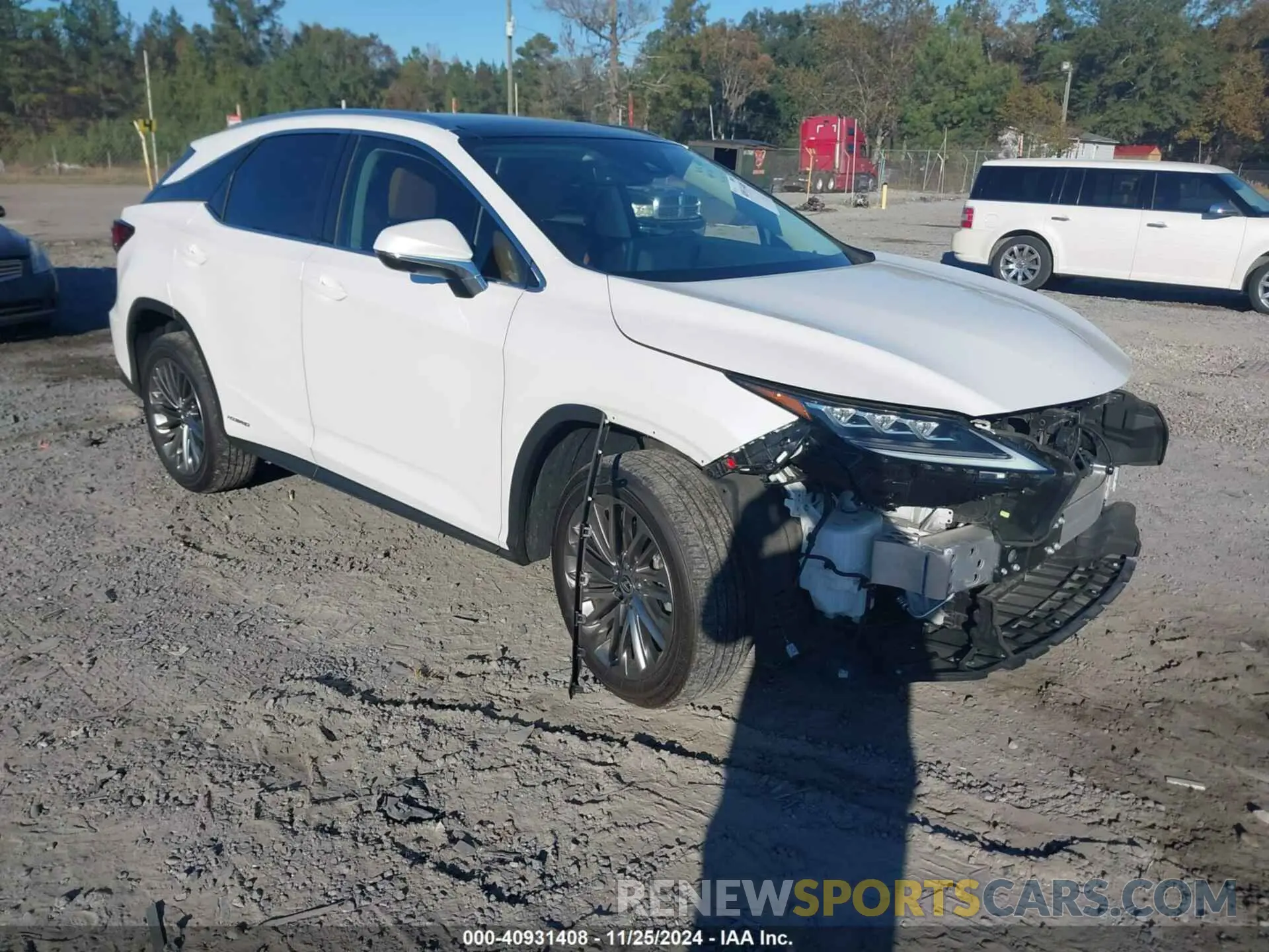 1 fotografías del automóvil dañado 2T2JGMDA1NC086311 LEXUS RX 450H 2022