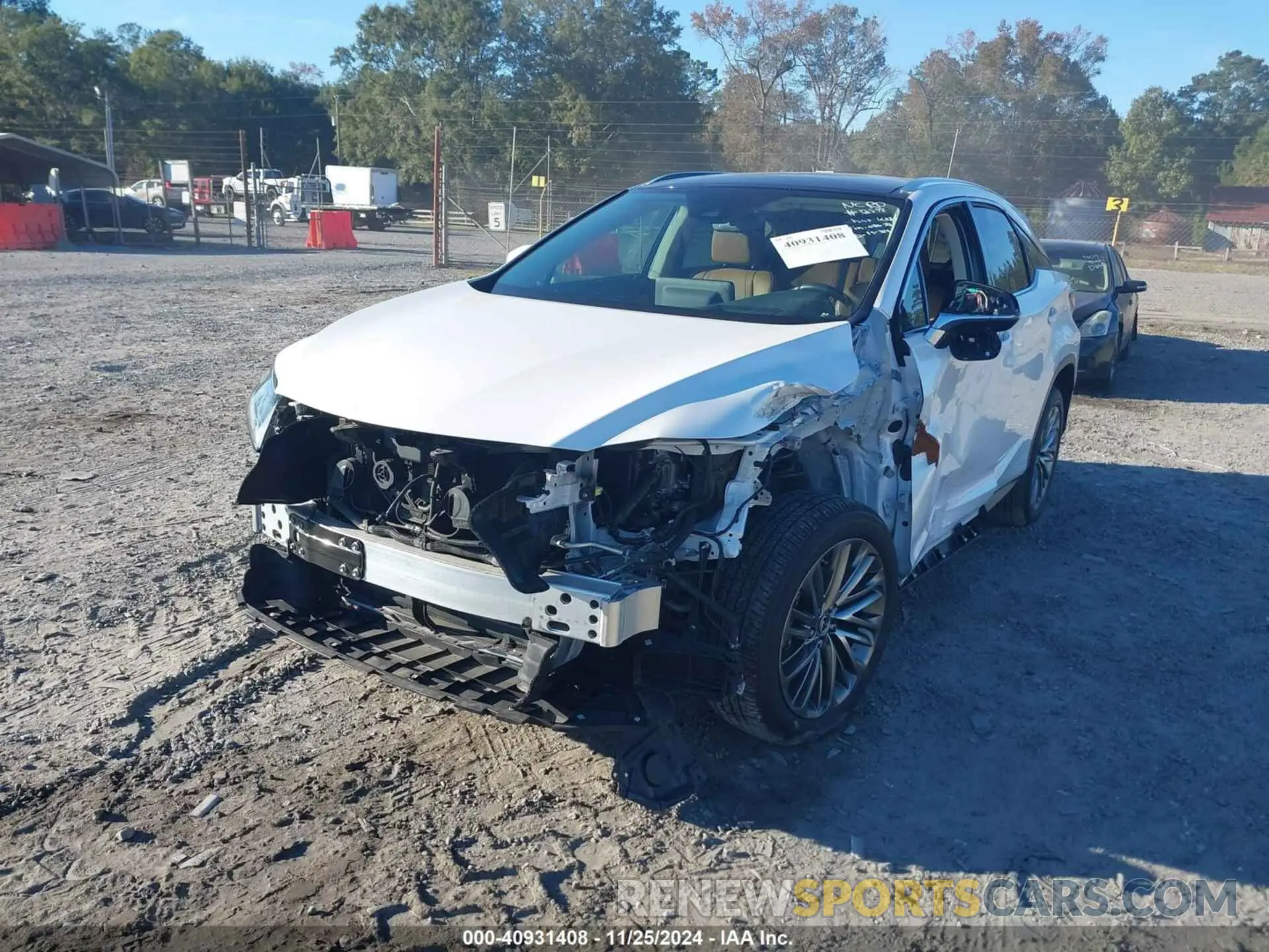 2 fotografías del automóvil dañado 2T2JGMDA1NC086311 LEXUS RX 450H 2022
