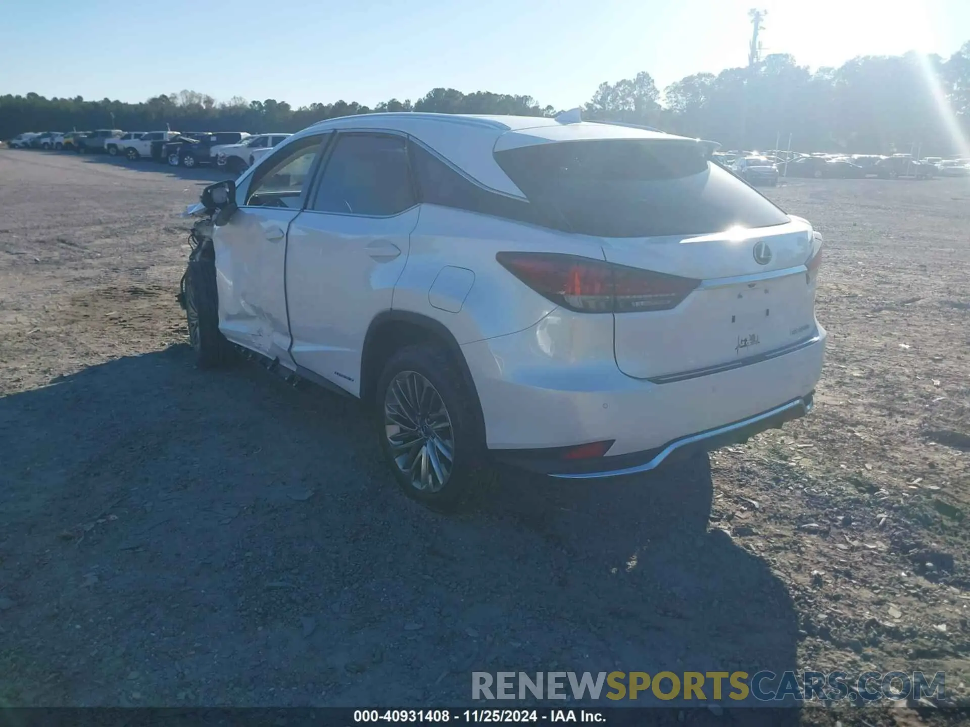 3 fotografías del automóvil dañado 2T2JGMDA1NC086311 LEXUS RX 450H 2022