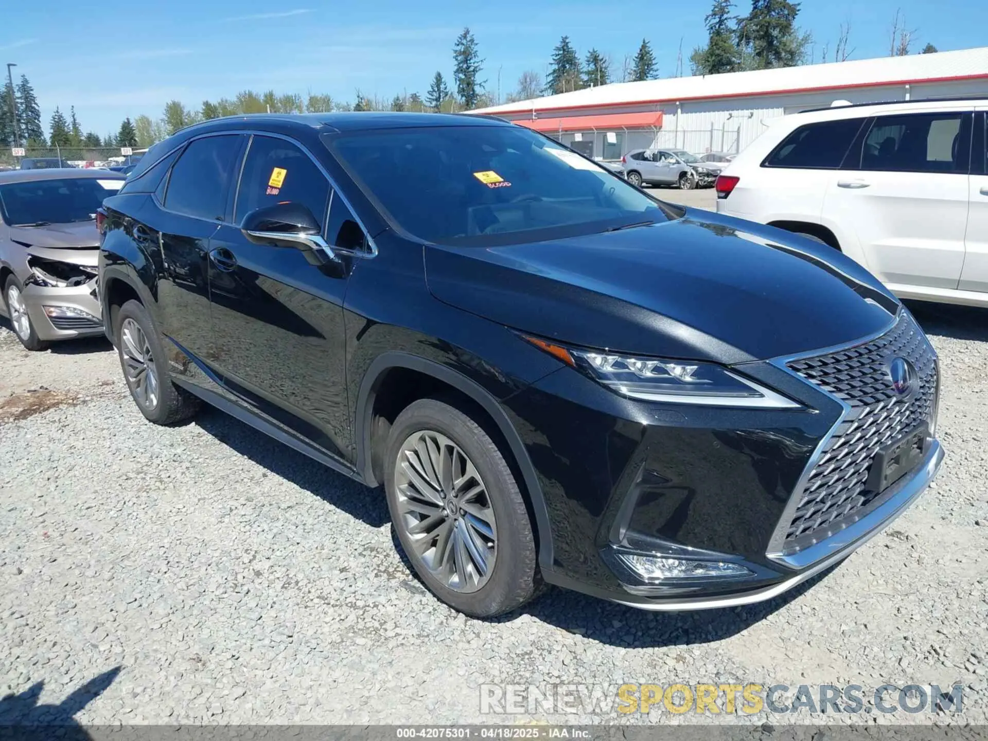 1 fotografías del automóvil dañado 2T2JGMDA4NC076274 LEXUS RX 450H 2022