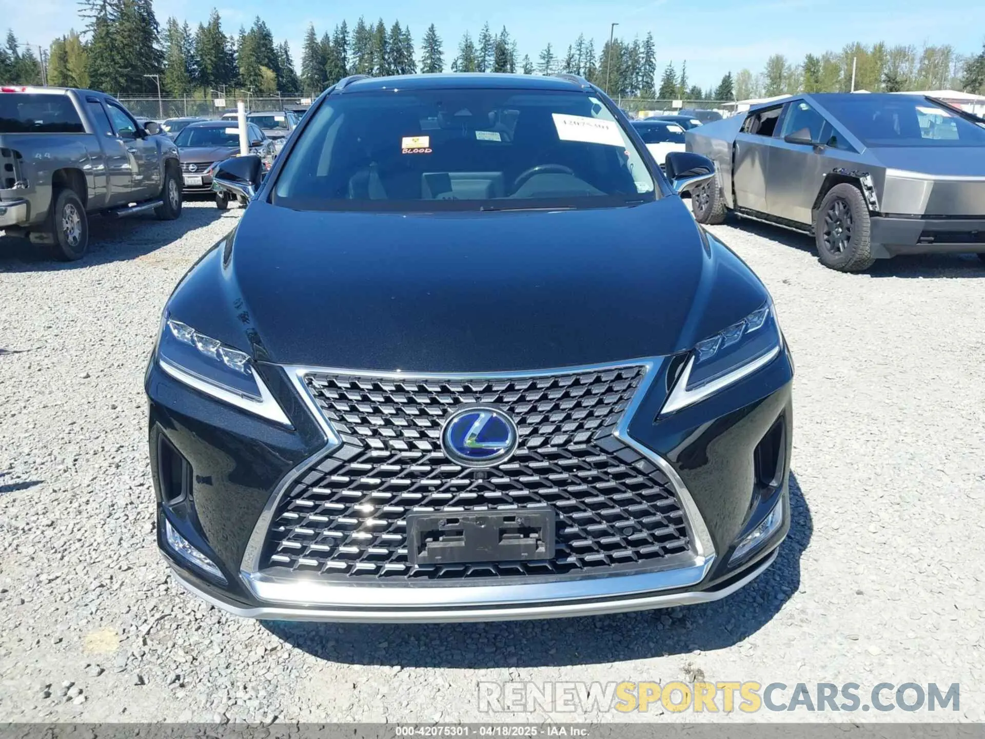 12 fotografías del automóvil dañado 2T2JGMDA4NC076274 LEXUS RX 450H 2022