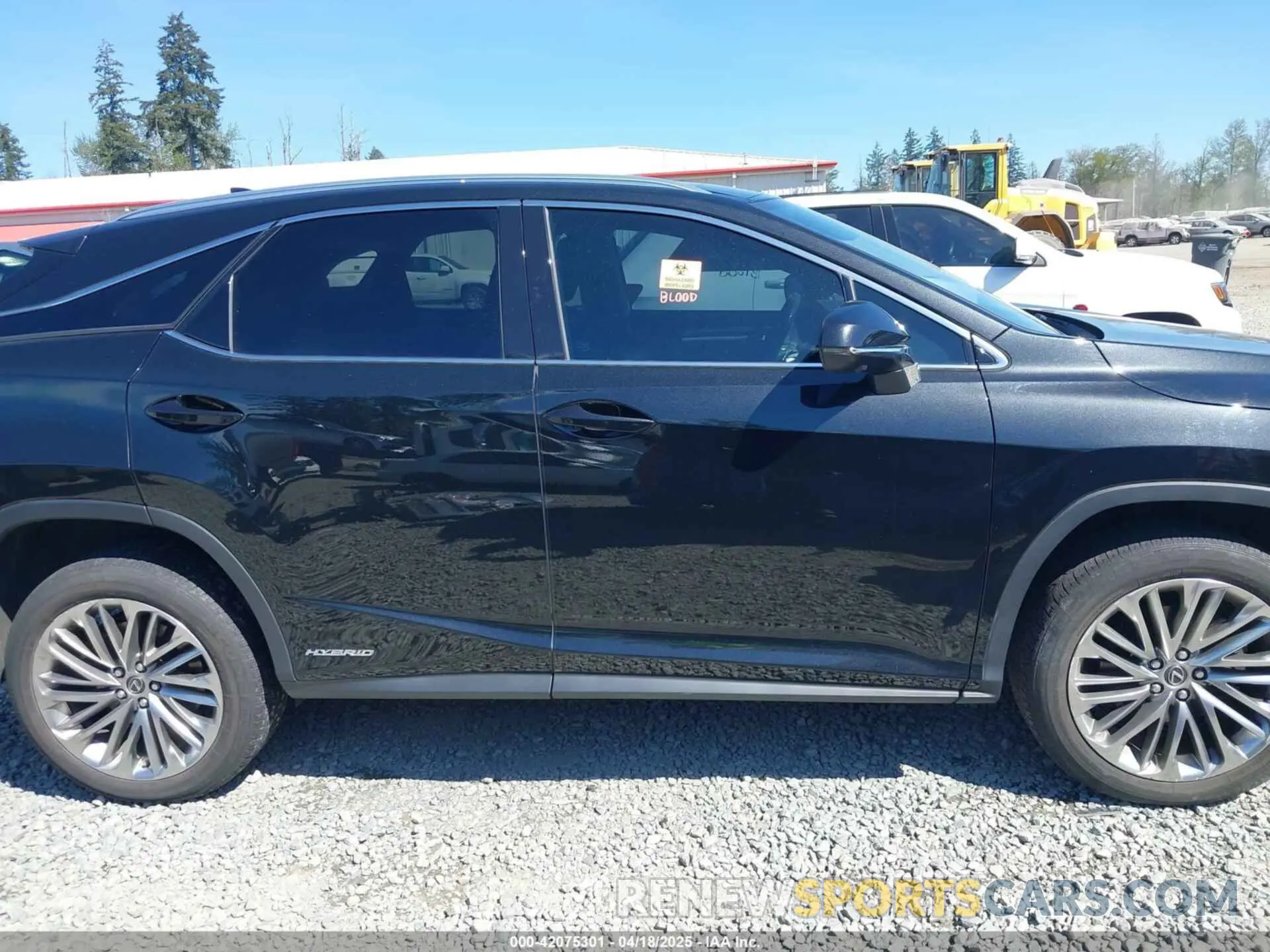 13 fotografías del automóvil dañado 2T2JGMDA4NC076274 LEXUS RX 450H 2022