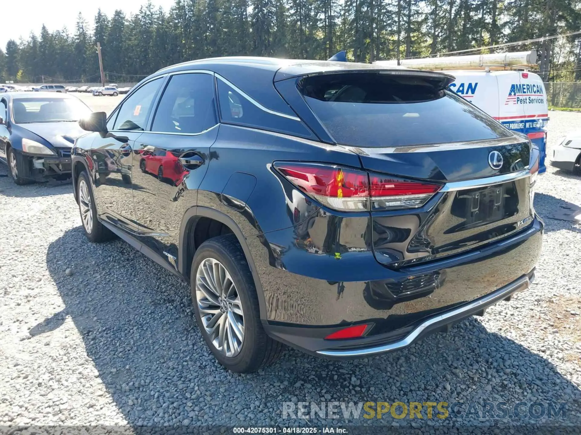 3 fotografías del automóvil dañado 2T2JGMDA4NC076274 LEXUS RX 450H 2022