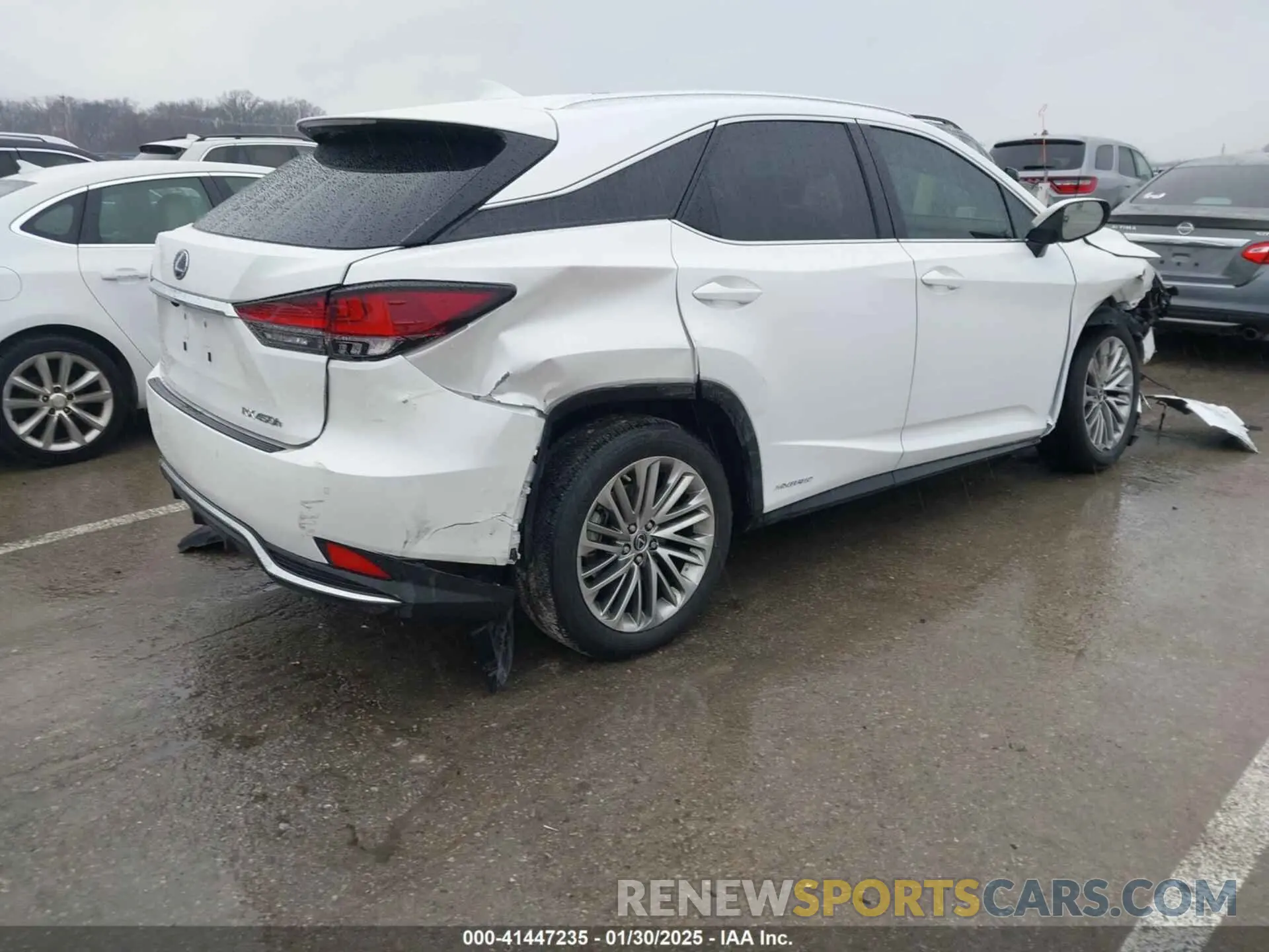 4 fotografías del automóvil dañado 2T2JGMDA5NC082651 LEXUS RX 450H 2022
