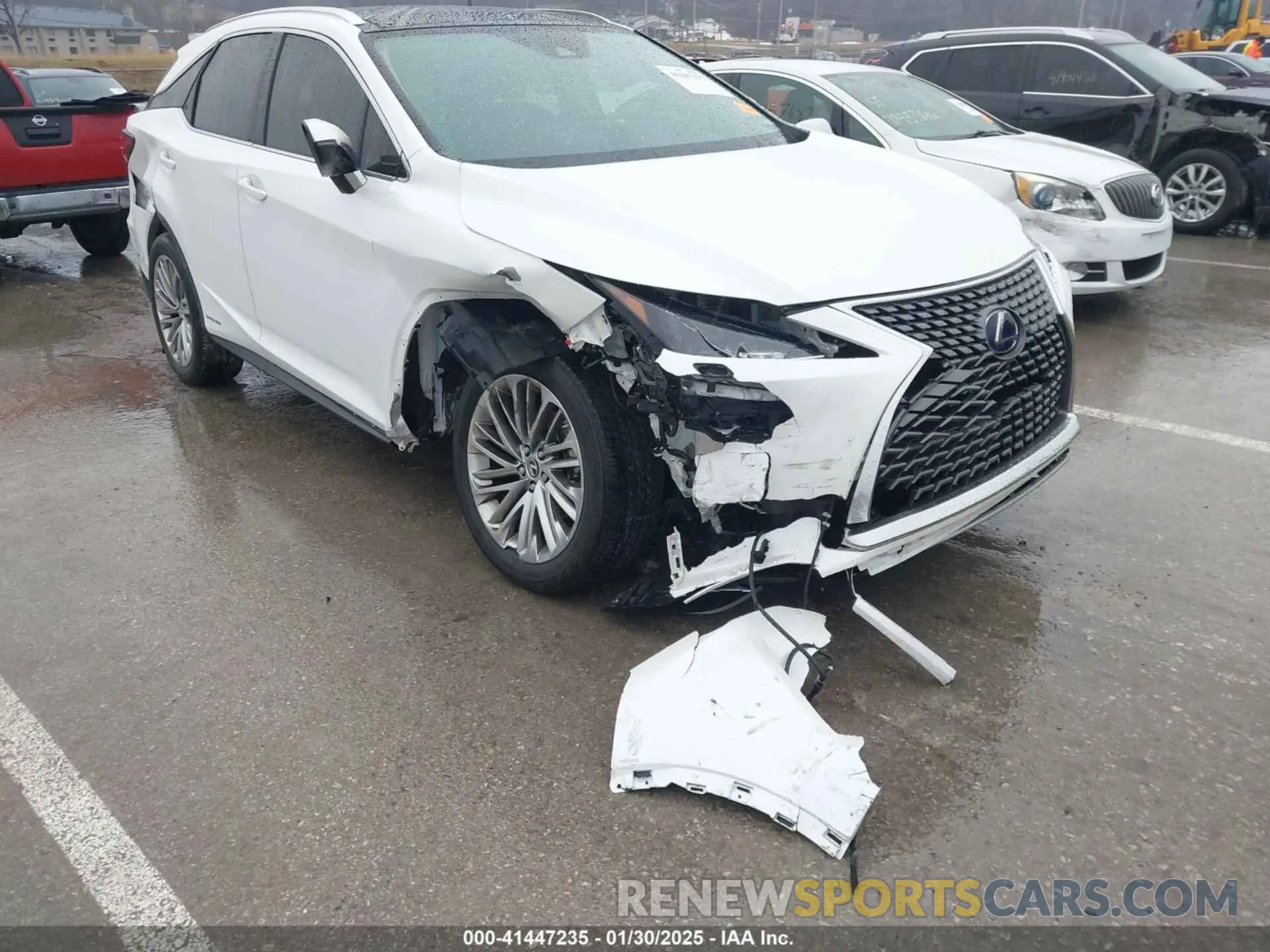 6 fotografías del automóvil dañado 2T2JGMDA5NC082651 LEXUS RX 450H 2022