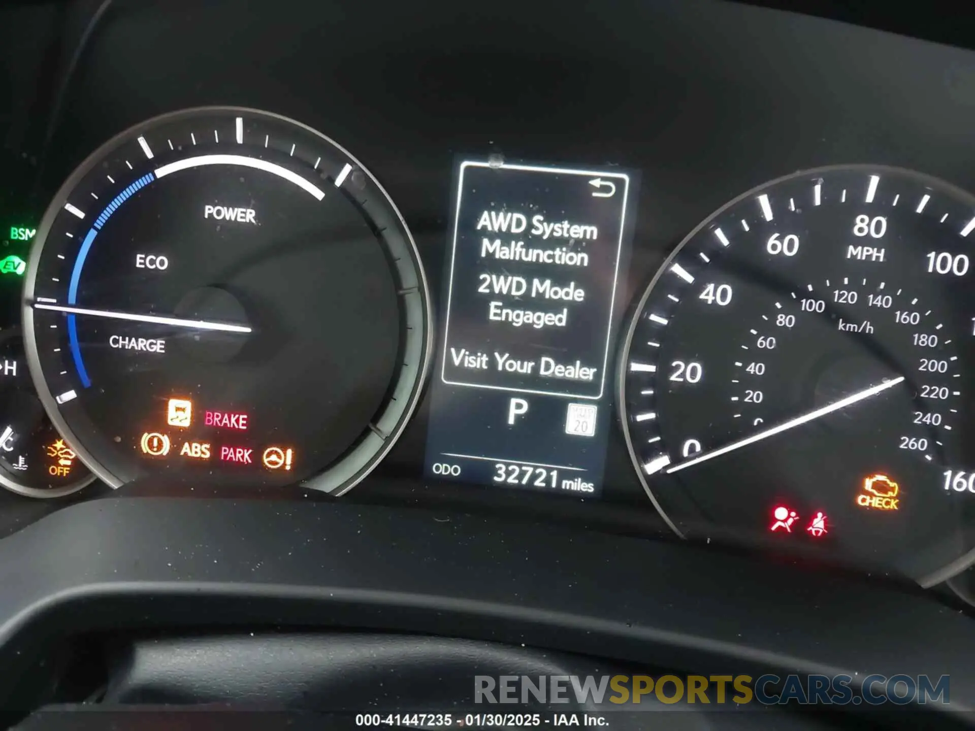 7 fotografías del automóvil dañado 2T2JGMDA5NC082651 LEXUS RX 450H 2022