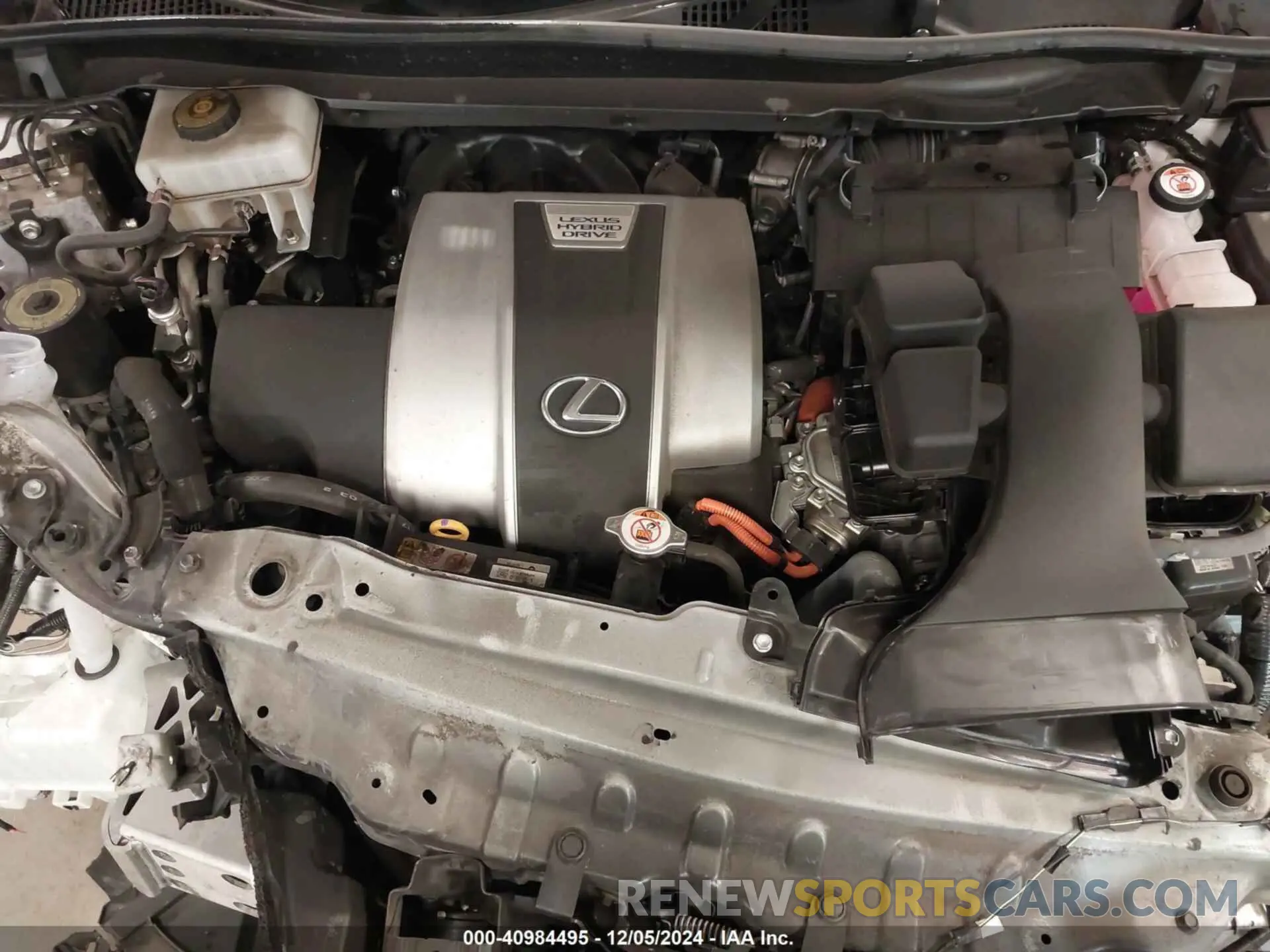10 fotografías del automóvil dañado 2T2SGMDA1NC083638 LEXUS RX 450H 2022