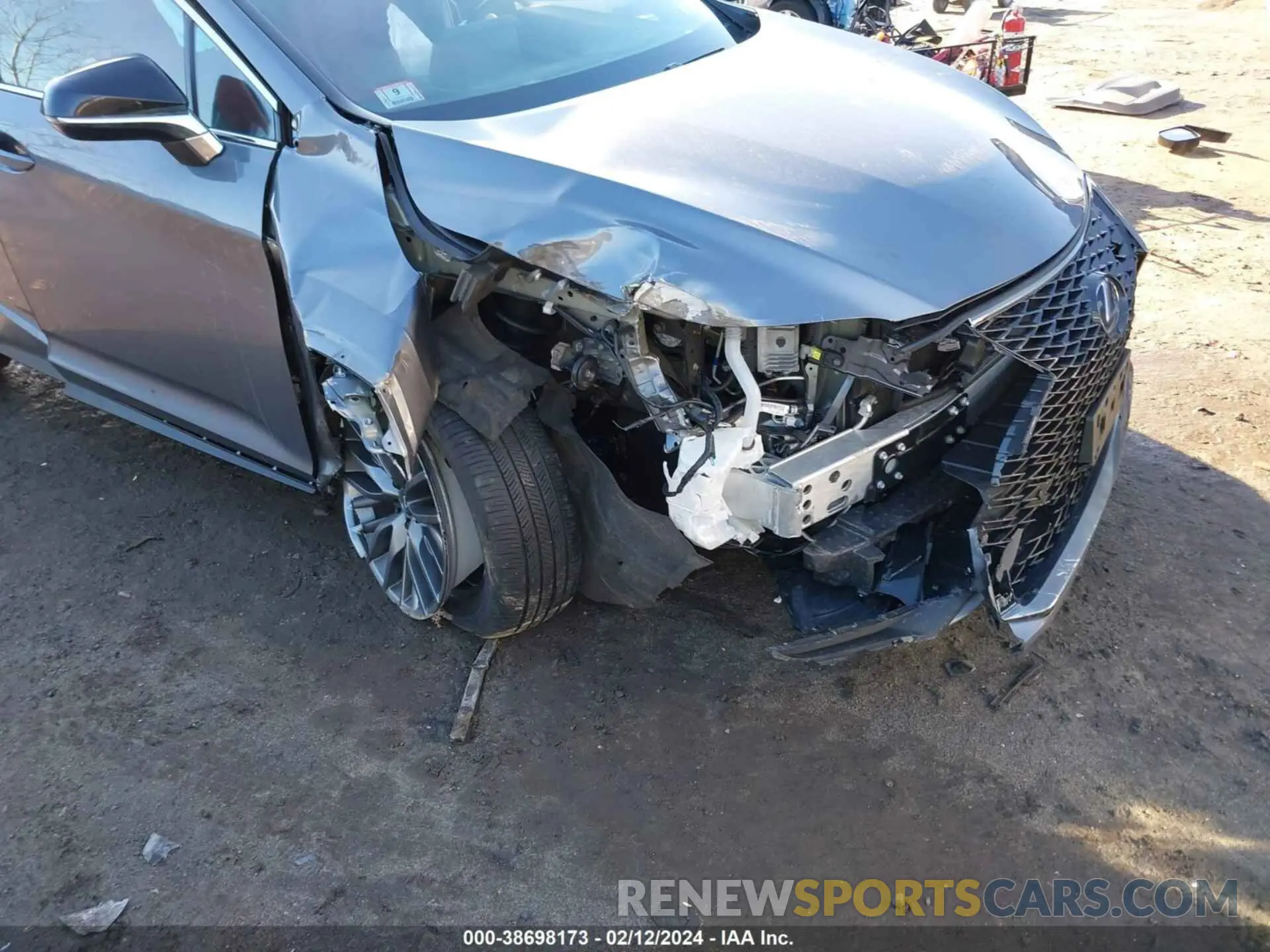 6 fotografías del automóvil dañado 2T2SGMDA4NC073847 LEXUS RX 450H 2022