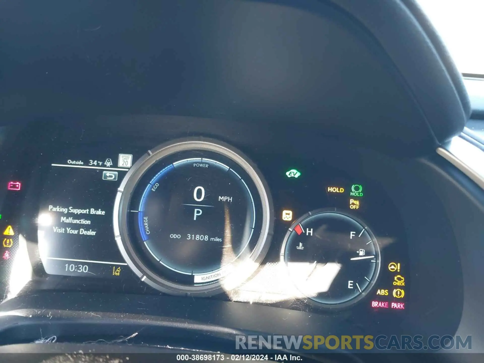 7 fotografías del automóvil dañado 2T2SGMDA4NC073847 LEXUS RX 450H 2022