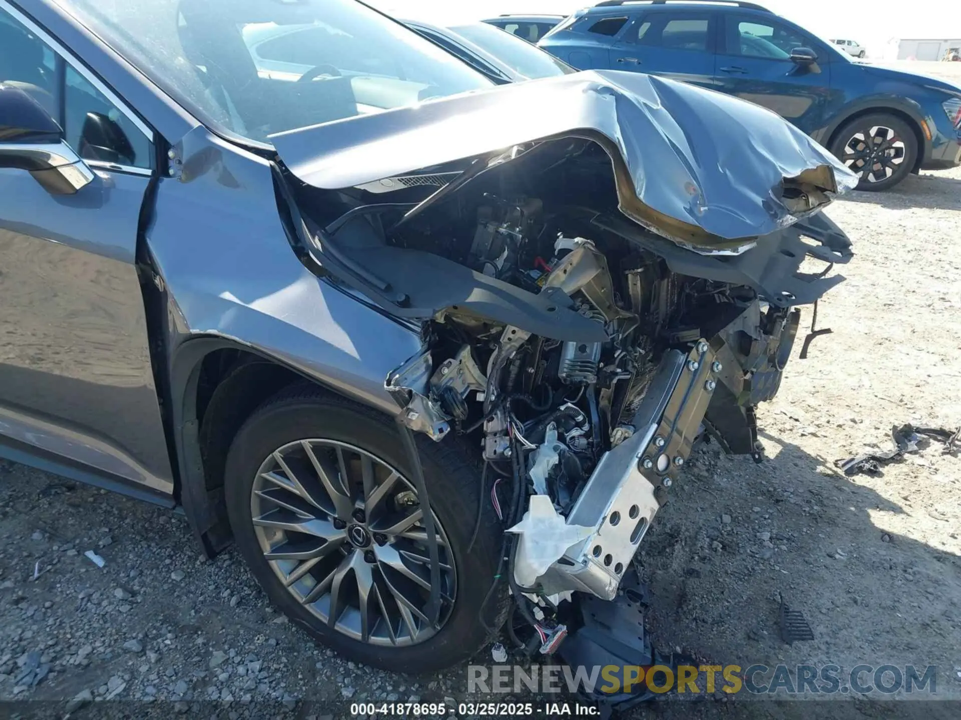 6 fotografías del automóvil dañado 2T2YGMDA0NC087979 LEXUS RX 450H 2022