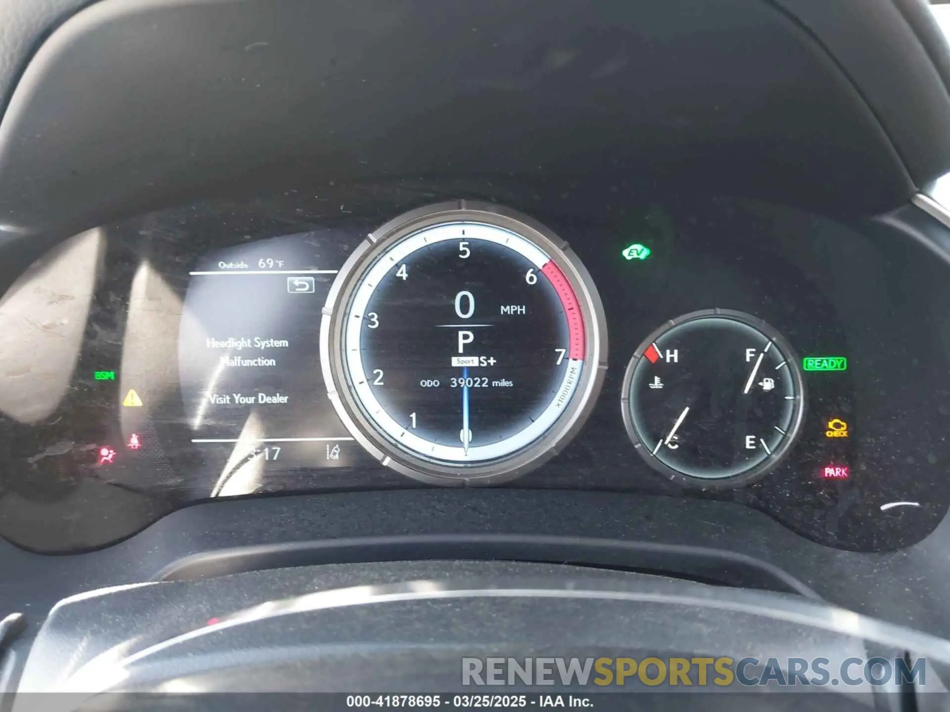 7 fotografías del automóvil dañado 2T2YGMDA0NC087979 LEXUS RX 450H 2022