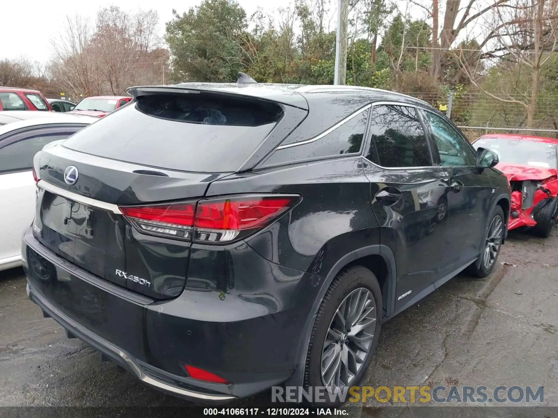 4 fotografías del automóvil dañado 2T2YGMDA0NC090381 LEXUS RX 450H 2022