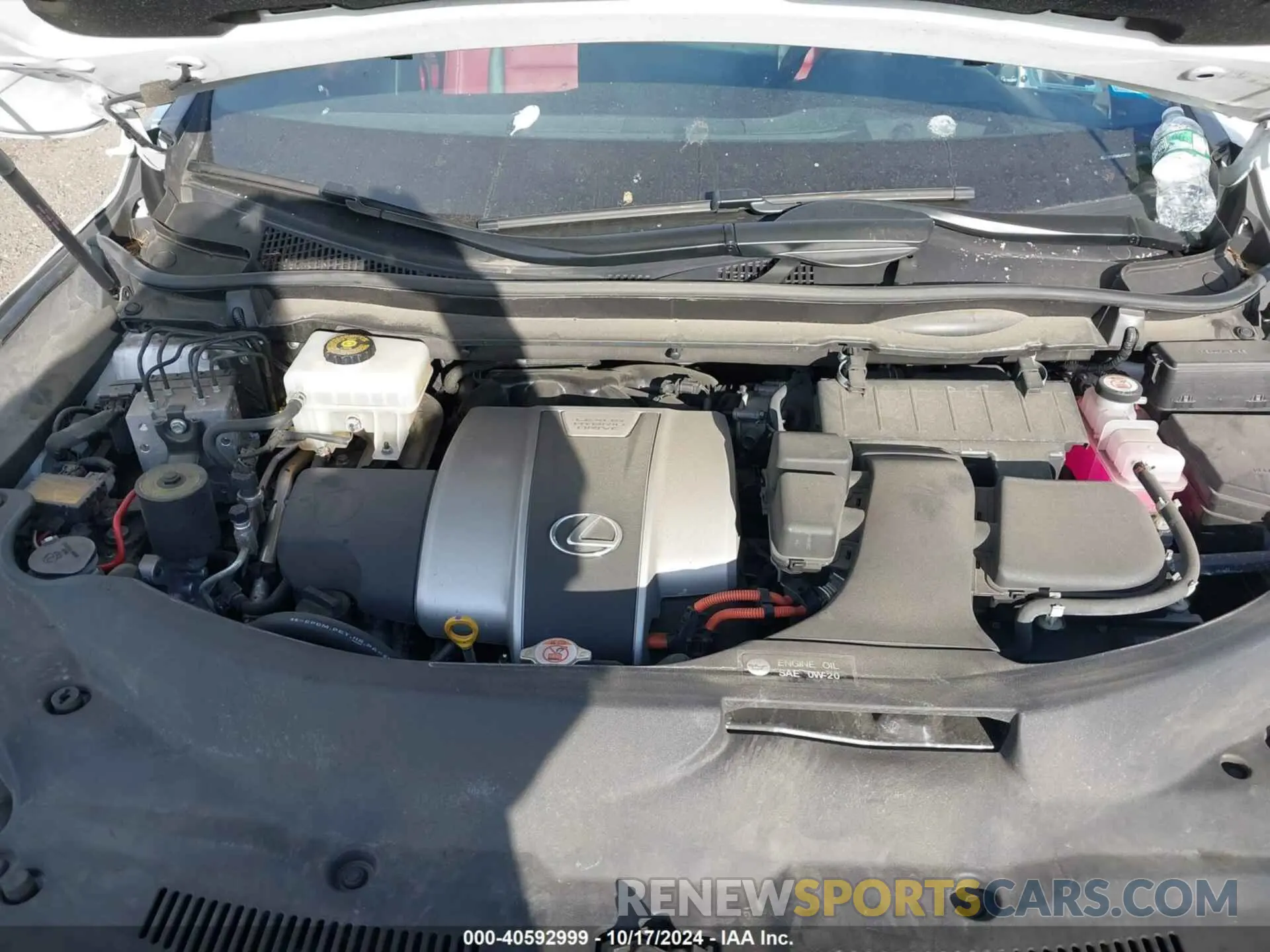 10 fotografías del automóvil dañado 2T2YGMDA5NC078274 LEXUS RX 450H 2022