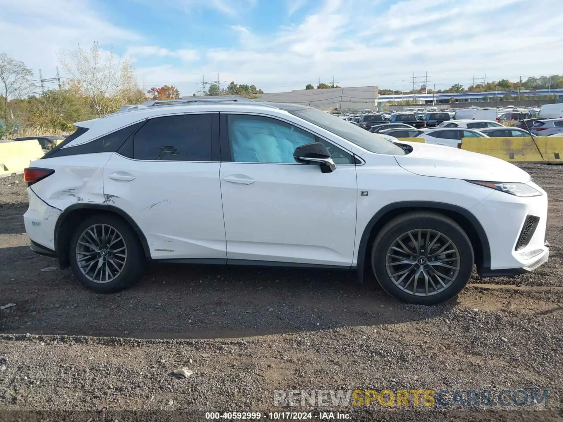 13 fotografías del automóvil dañado 2T2YGMDA5NC078274 LEXUS RX 450H 2022