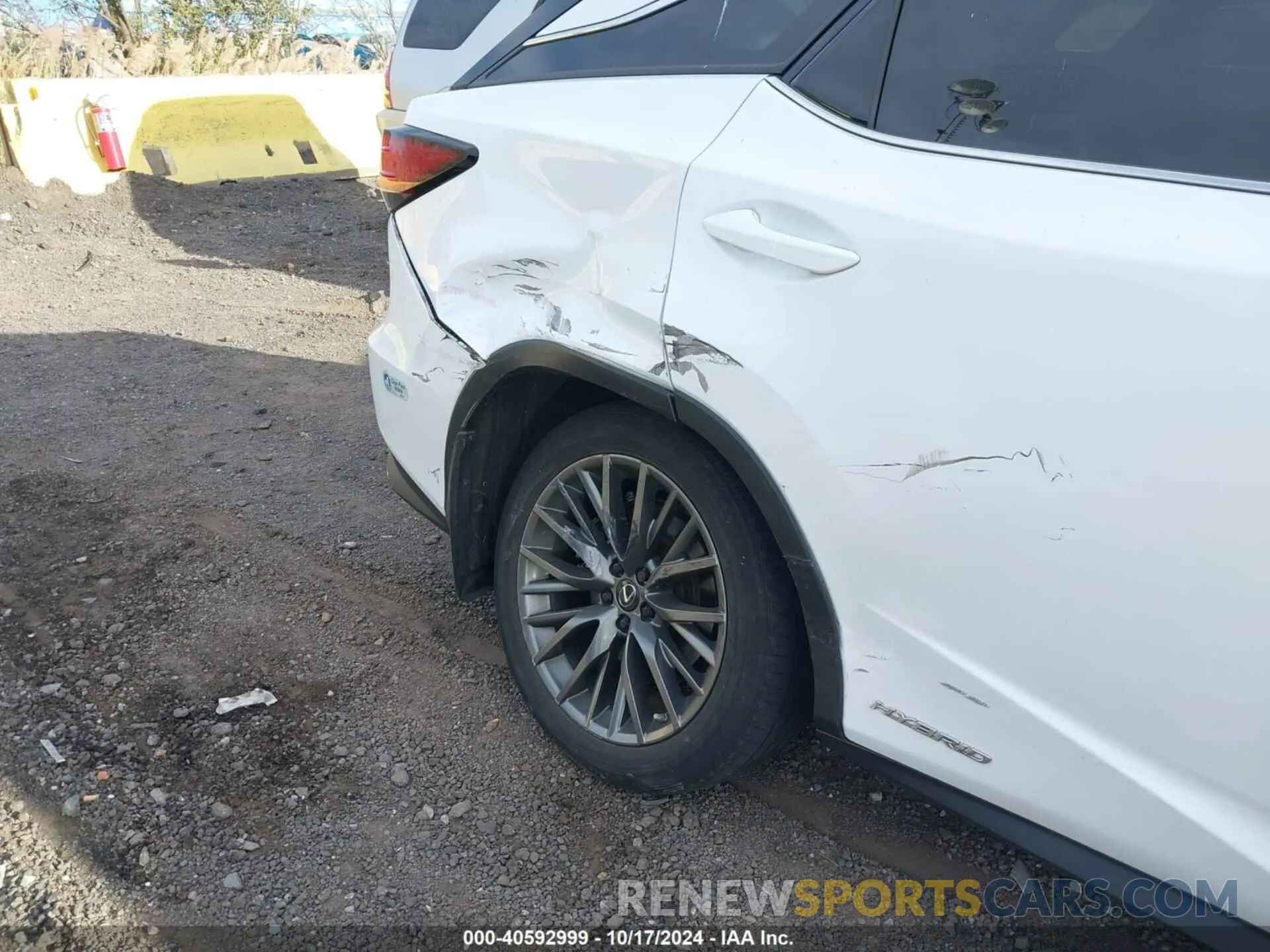 6 fotografías del automóvil dañado 2T2YGMDA5NC078274 LEXUS RX 450H 2022