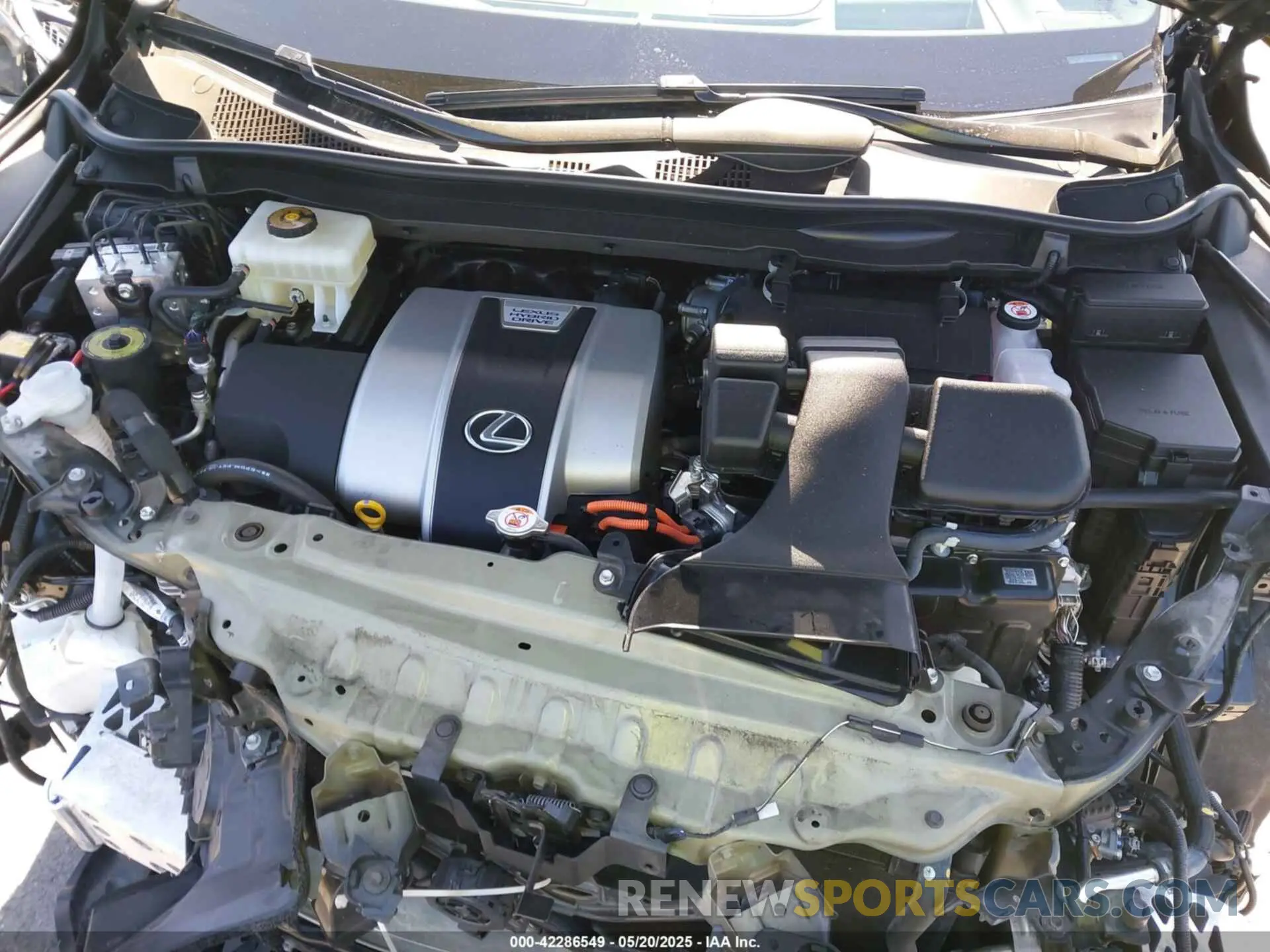 10 fotografías del automóvil dañado 2T2YGMDA8NC082951 LEXUS RX 450H 2022