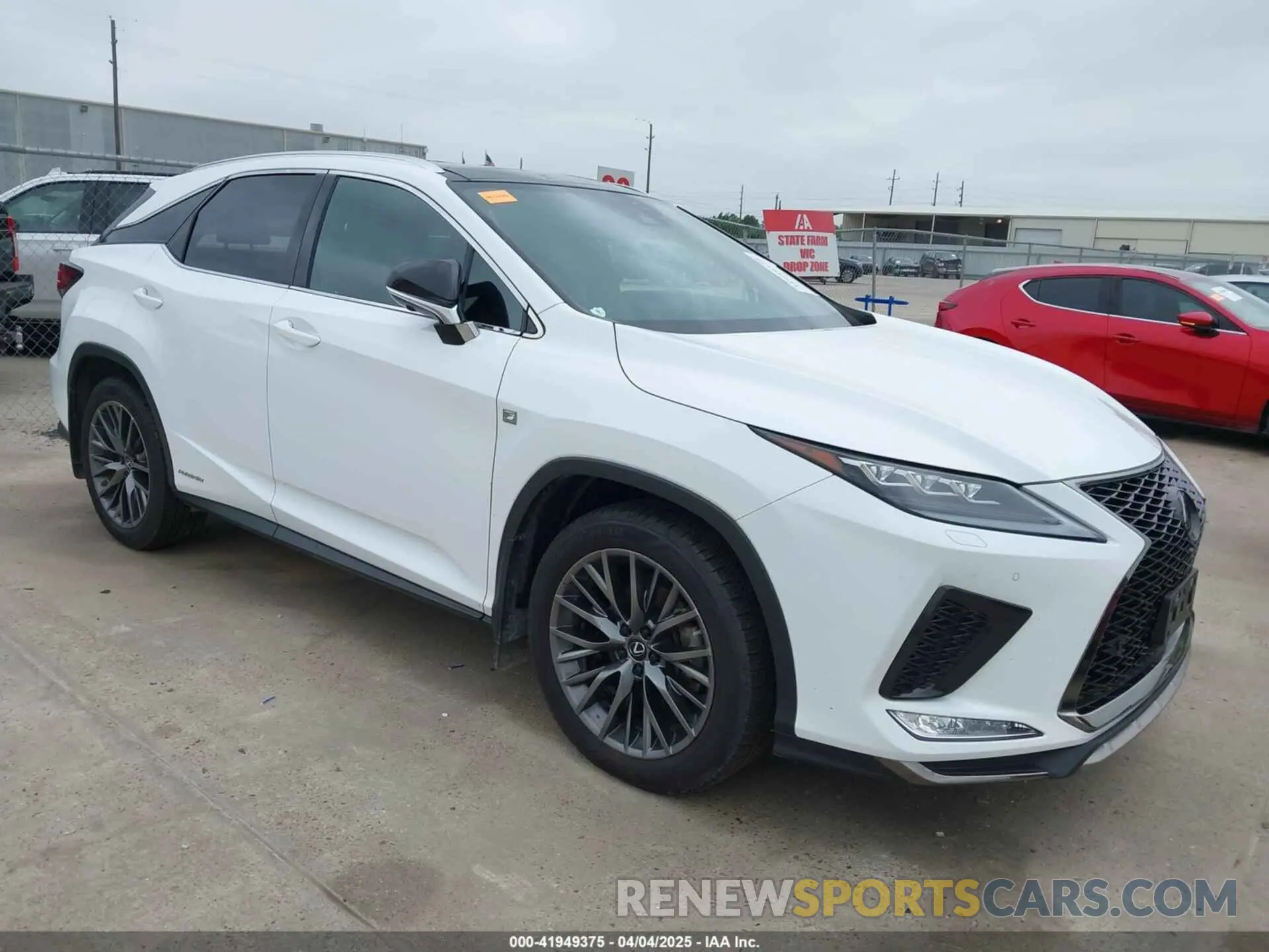 1 fotografías del automóvil dañado 2T2YGMDA8NC091665 LEXUS RX 450H 2022