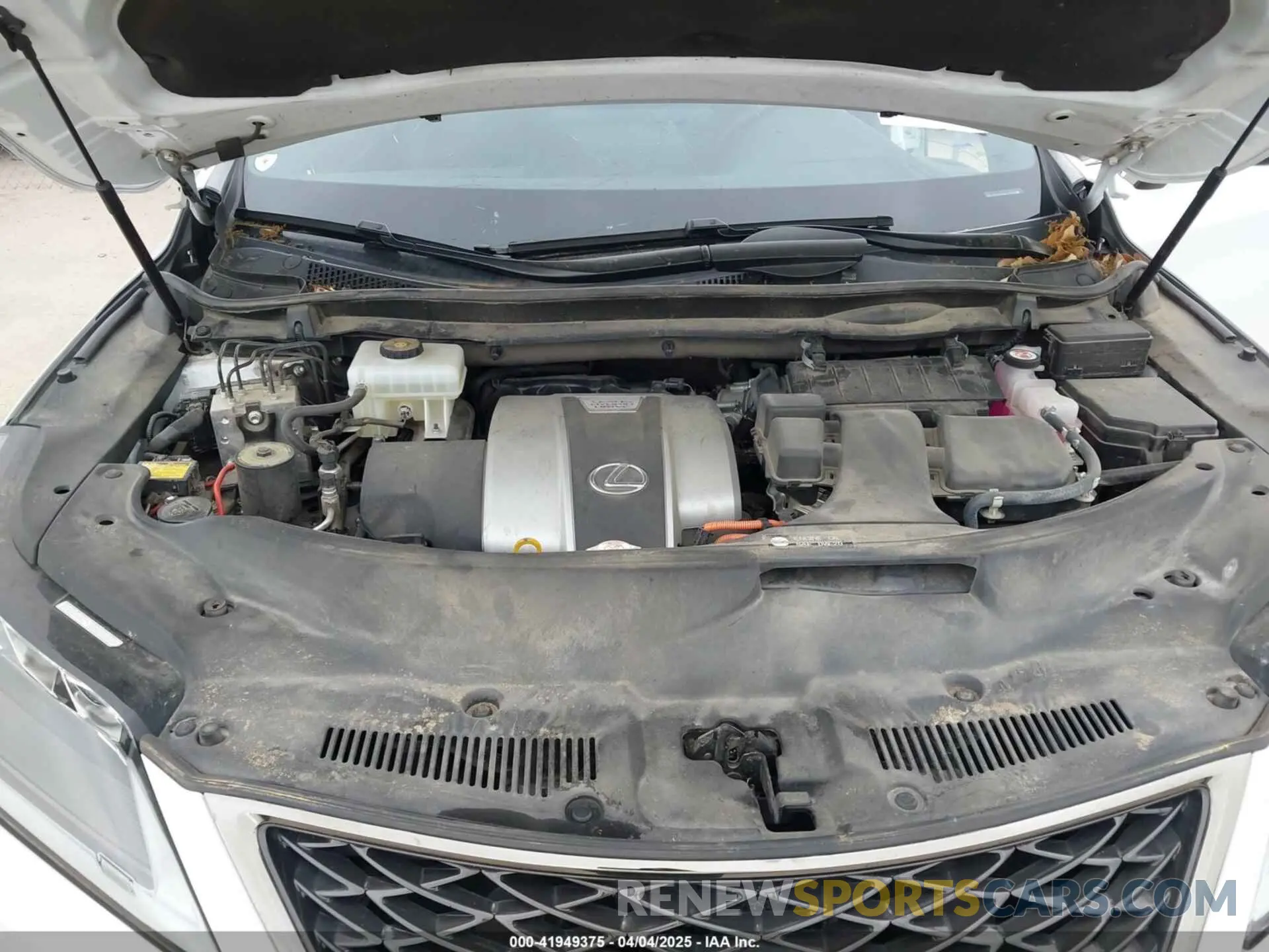 10 fotografías del automóvil dañado 2T2YGMDA8NC091665 LEXUS RX 450H 2022