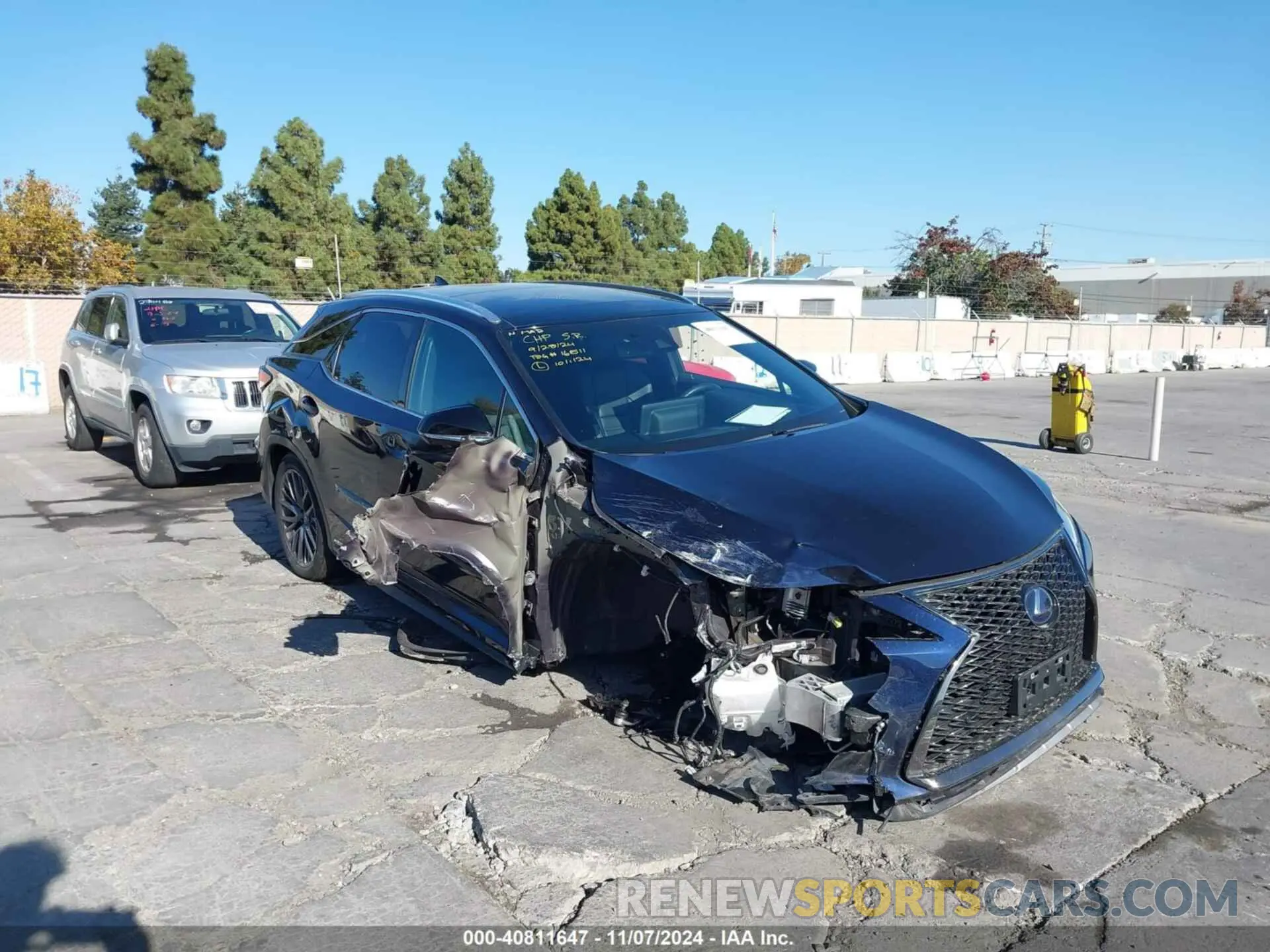 1 fotografías del automóvil dañado 2T2YGMDA9NC076091 LEXUS RX 450H 2022