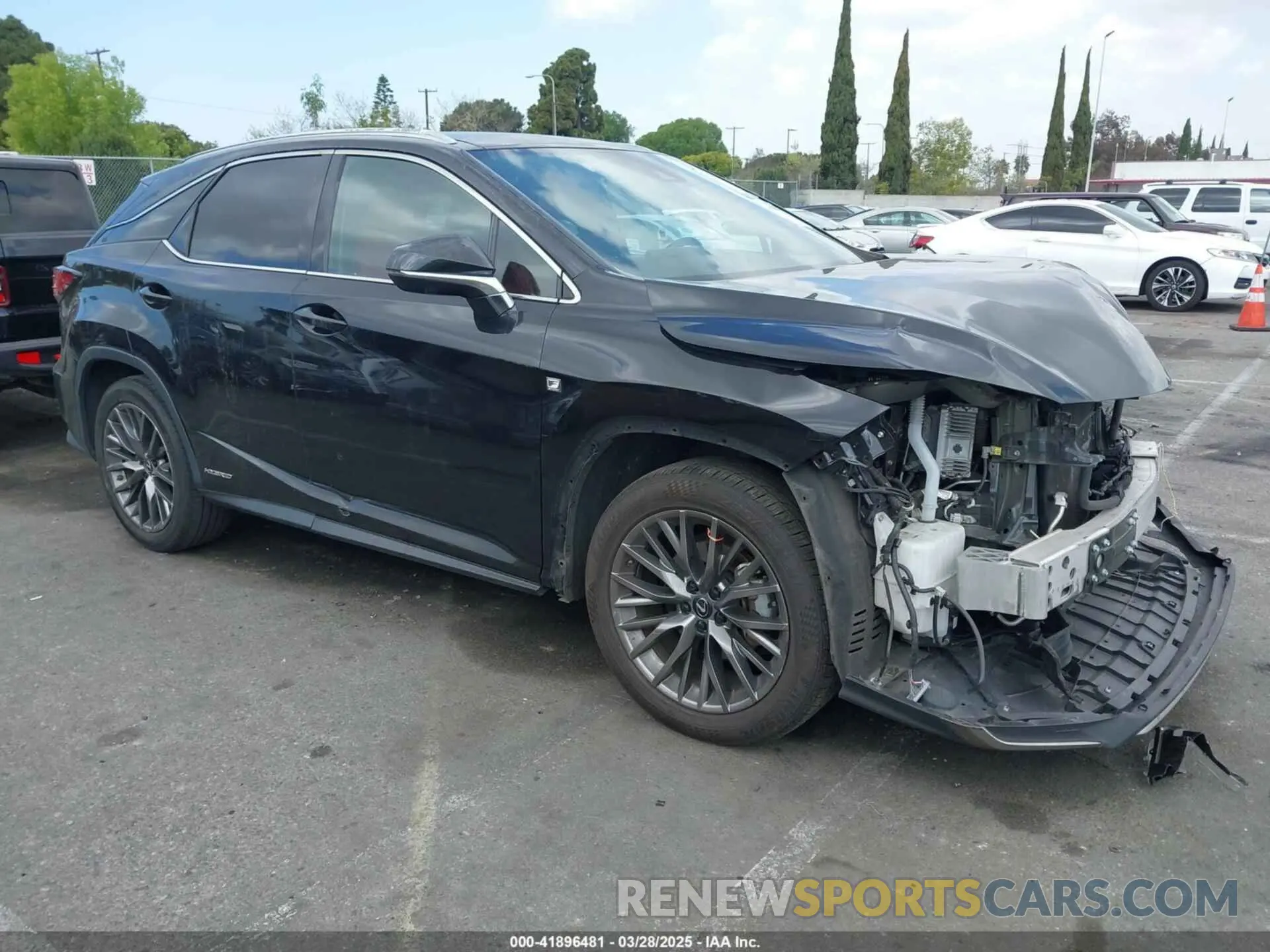 1 fotografías del automóvil dañado 2T2YGMDA9NC082067 LEXUS RX 450H 2022