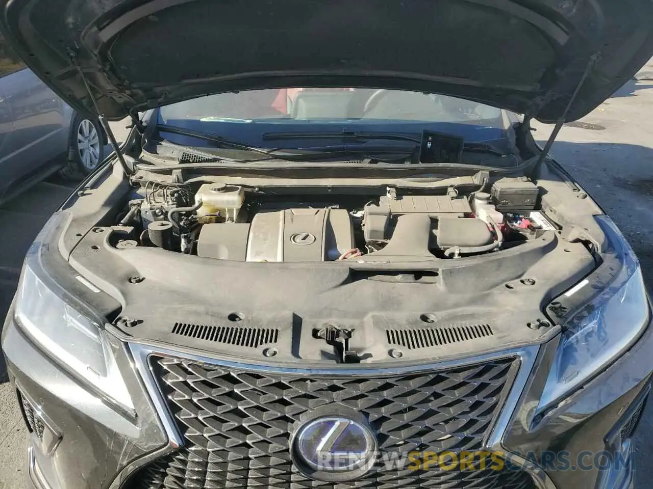 12 fotografías del automóvil dañado 2T2SGMDAXMC062513 LEXUS RX 450H F 2021