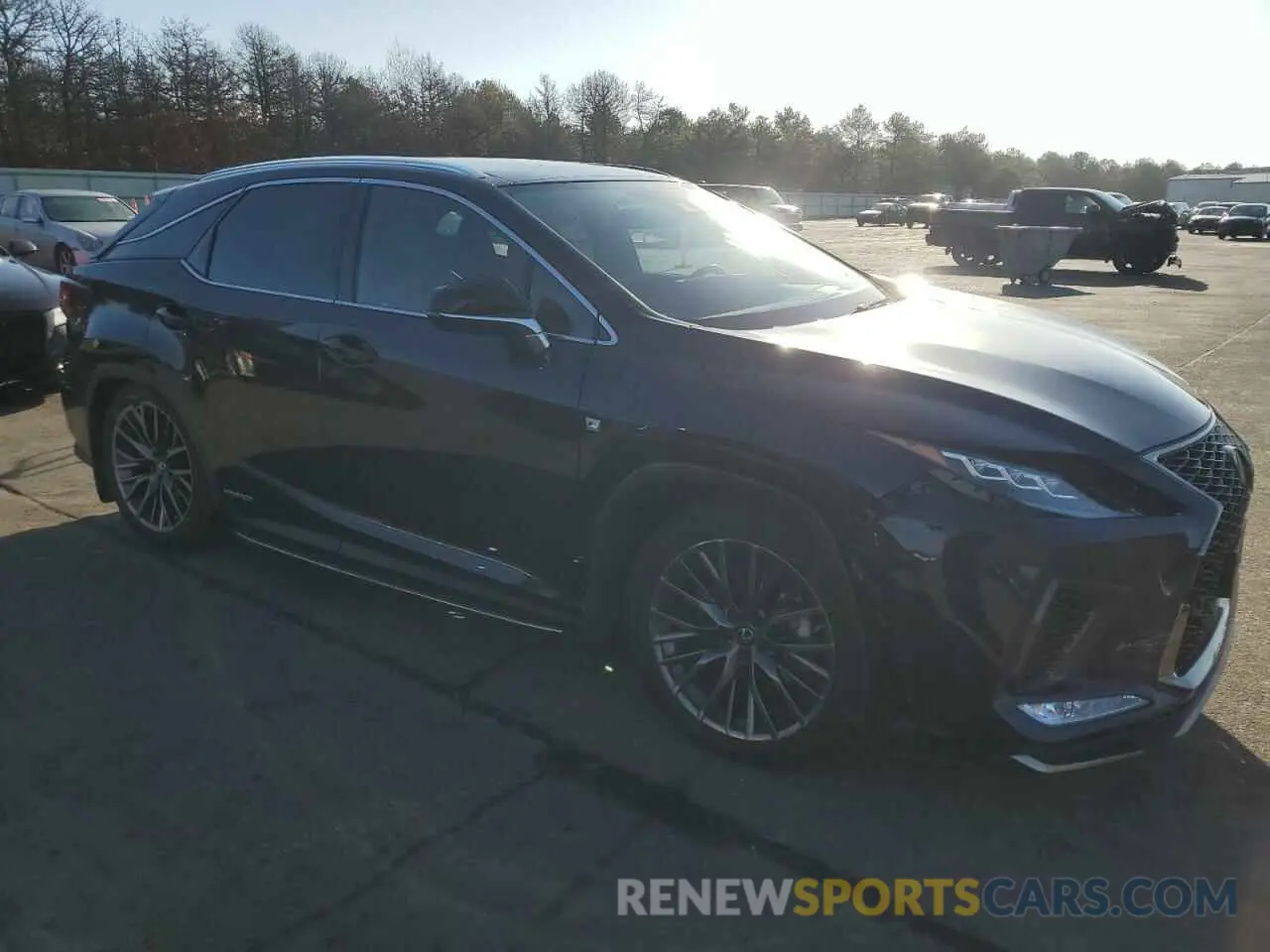 4 fotografías del automóvil dañado 2T2YGMDA9MC065638 LEXUS RX 450H F 2021