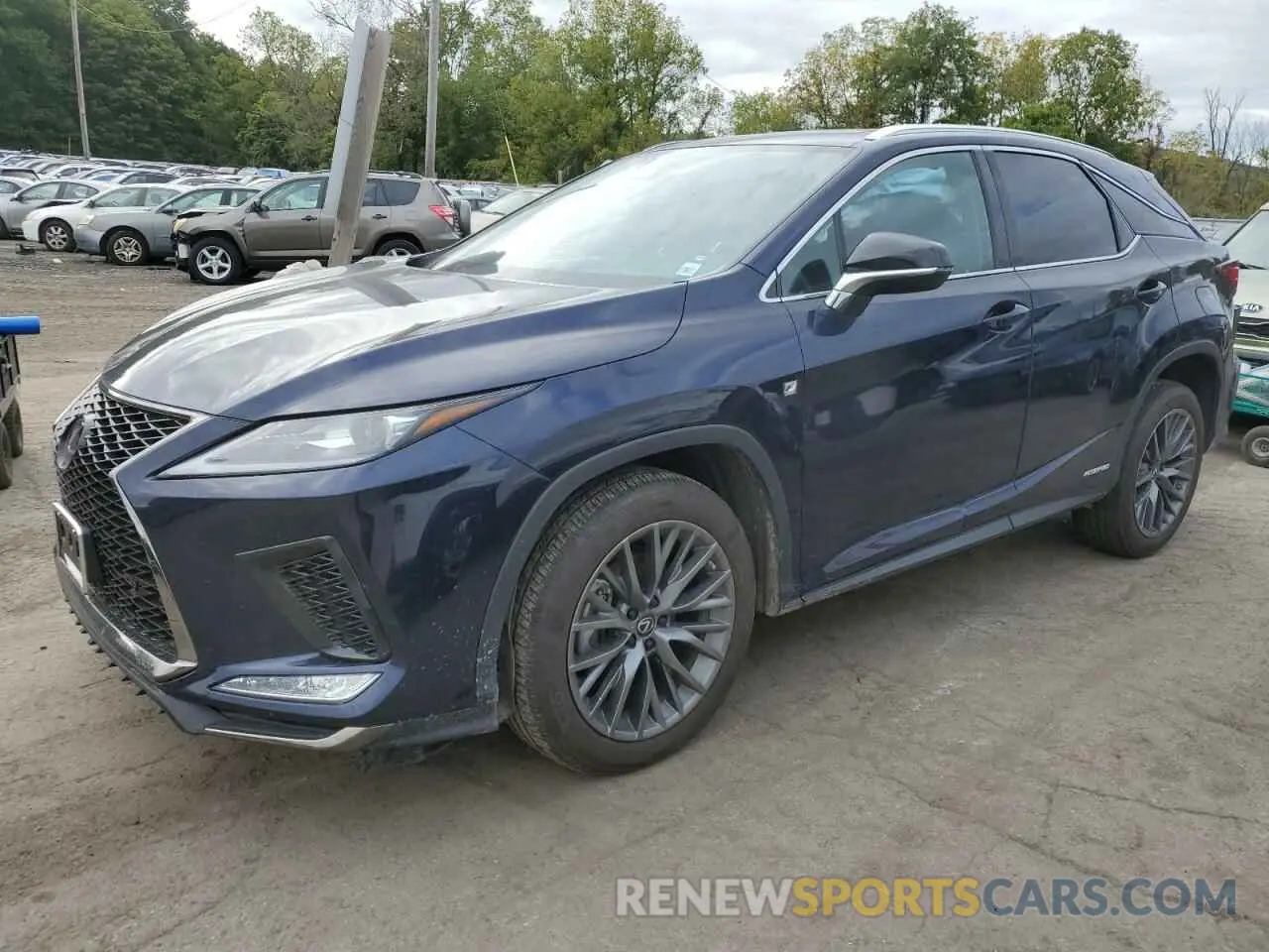 1 fotografías del automóvil dañado 2T2SGMDA4NC089949 LEXUS RX 450H F 2022