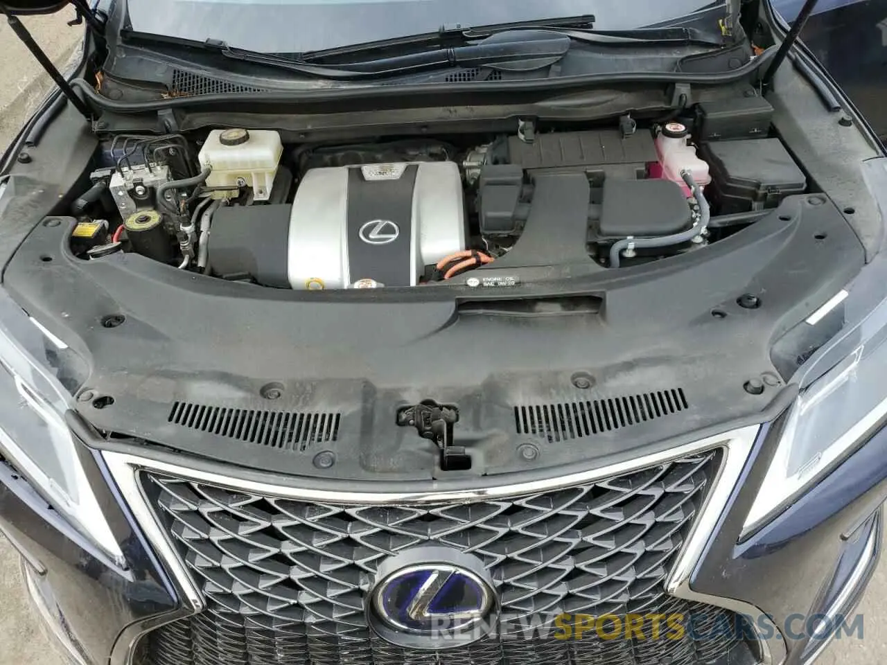 12 fotografías del automóvil dañado 2T2SGMDA4NC089949 LEXUS RX 450H F 2022