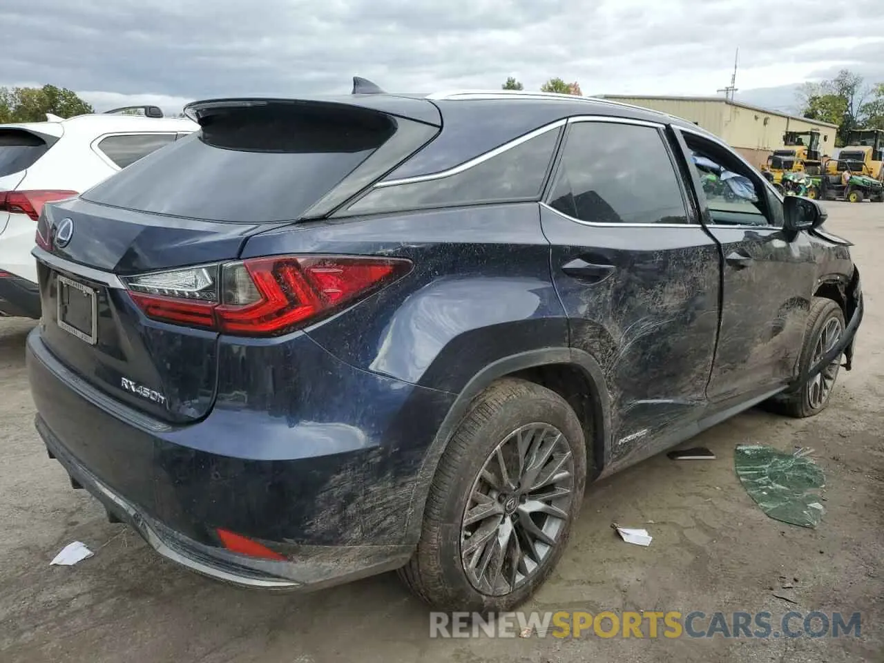 3 fotografías del automóvil dañado 2T2SGMDA4NC089949 LEXUS RX 450H F 2022