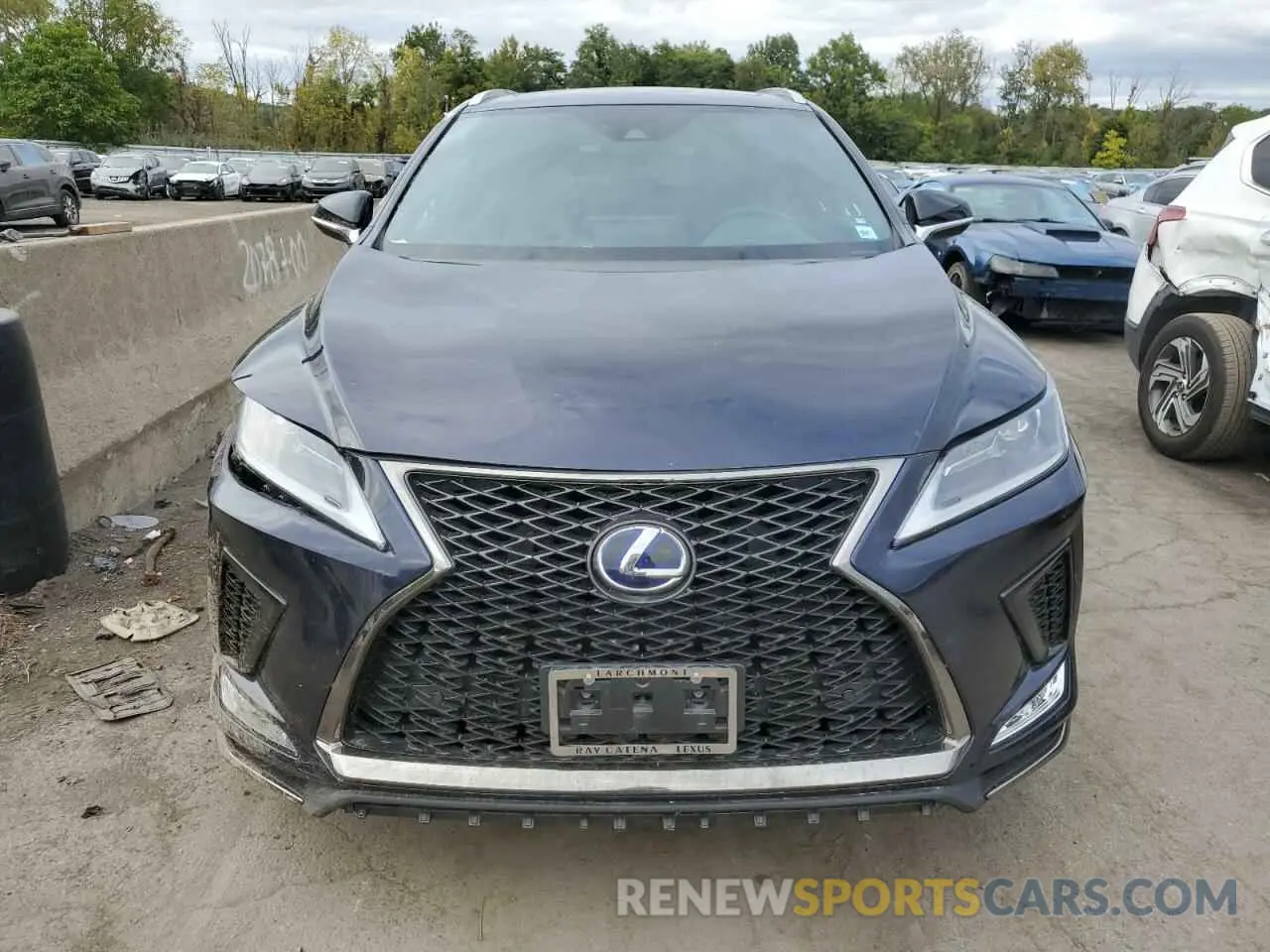 5 fotografías del automóvil dañado 2T2SGMDA4NC089949 LEXUS RX 450H F 2022