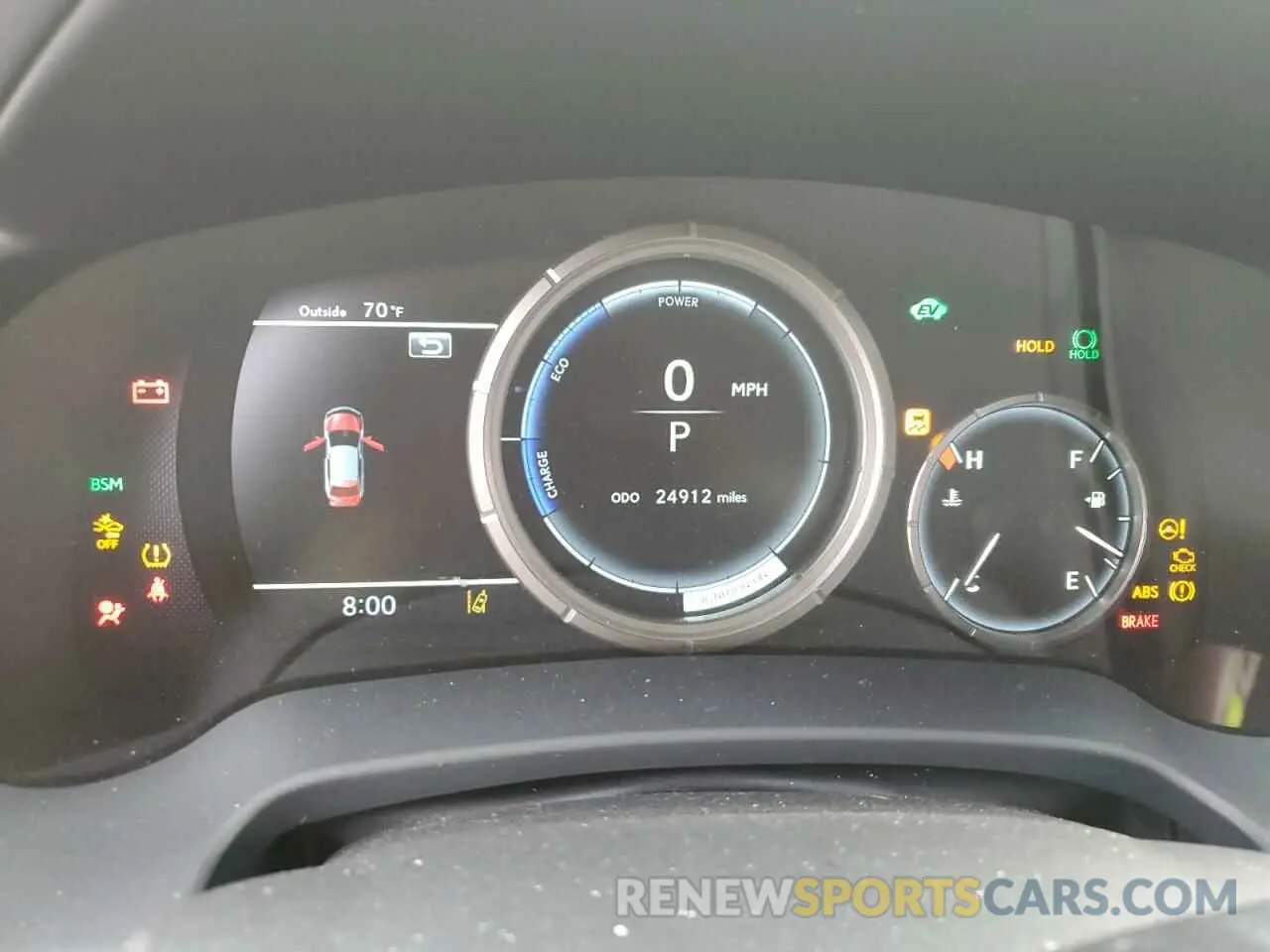 9 fotografías del automóvil dañado 2T2SGMDA4NC089949 LEXUS RX 450H F 2022