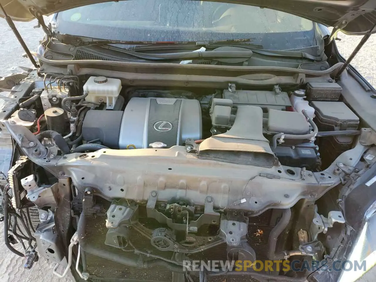 12 fotografías del automóvil dañado 2T2YGMDAXNC080182 LEXUS RX 450H F 2022