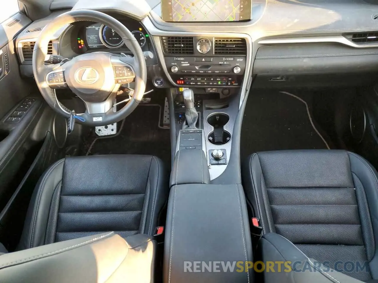 8 fotografías del automóvil dañado 2T2YGMDAXNC080182 LEXUS RX 450H F 2022