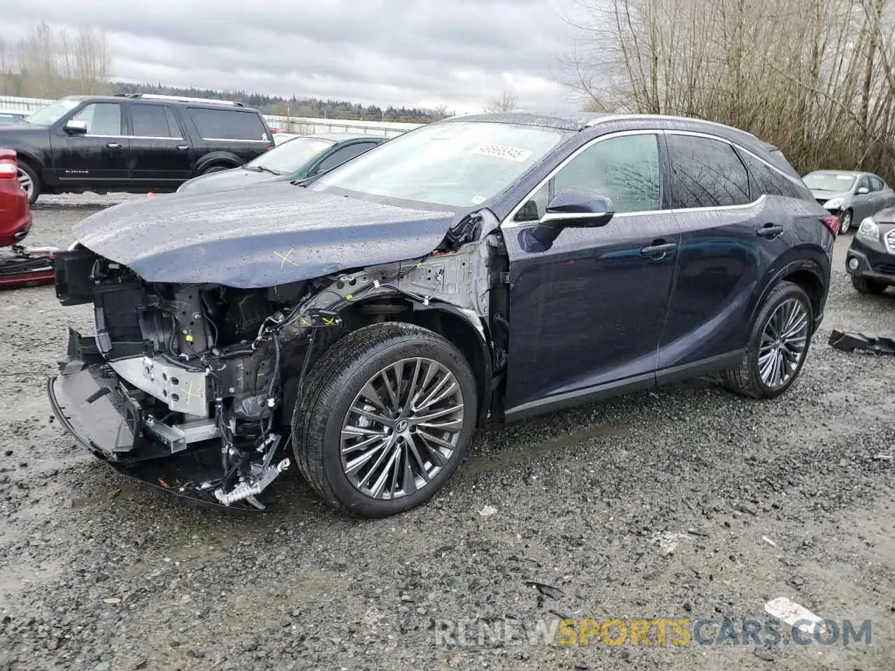 1 fotografías del automóvil dañado JTJCJMGAXR2010985 LEXUS RX 450H+ L 2024