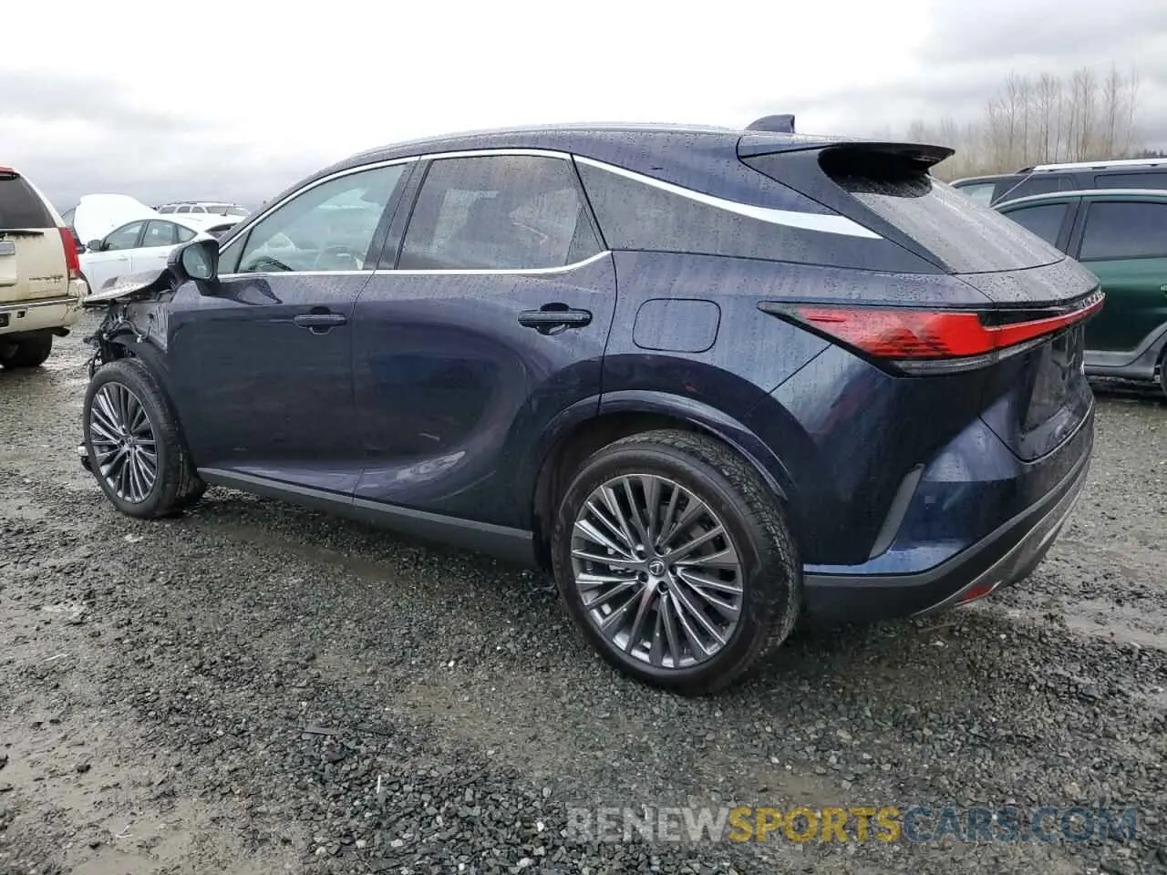 2 fotografías del automóvil dañado JTJCJMGAXR2010985 LEXUS RX 450H+ L 2024