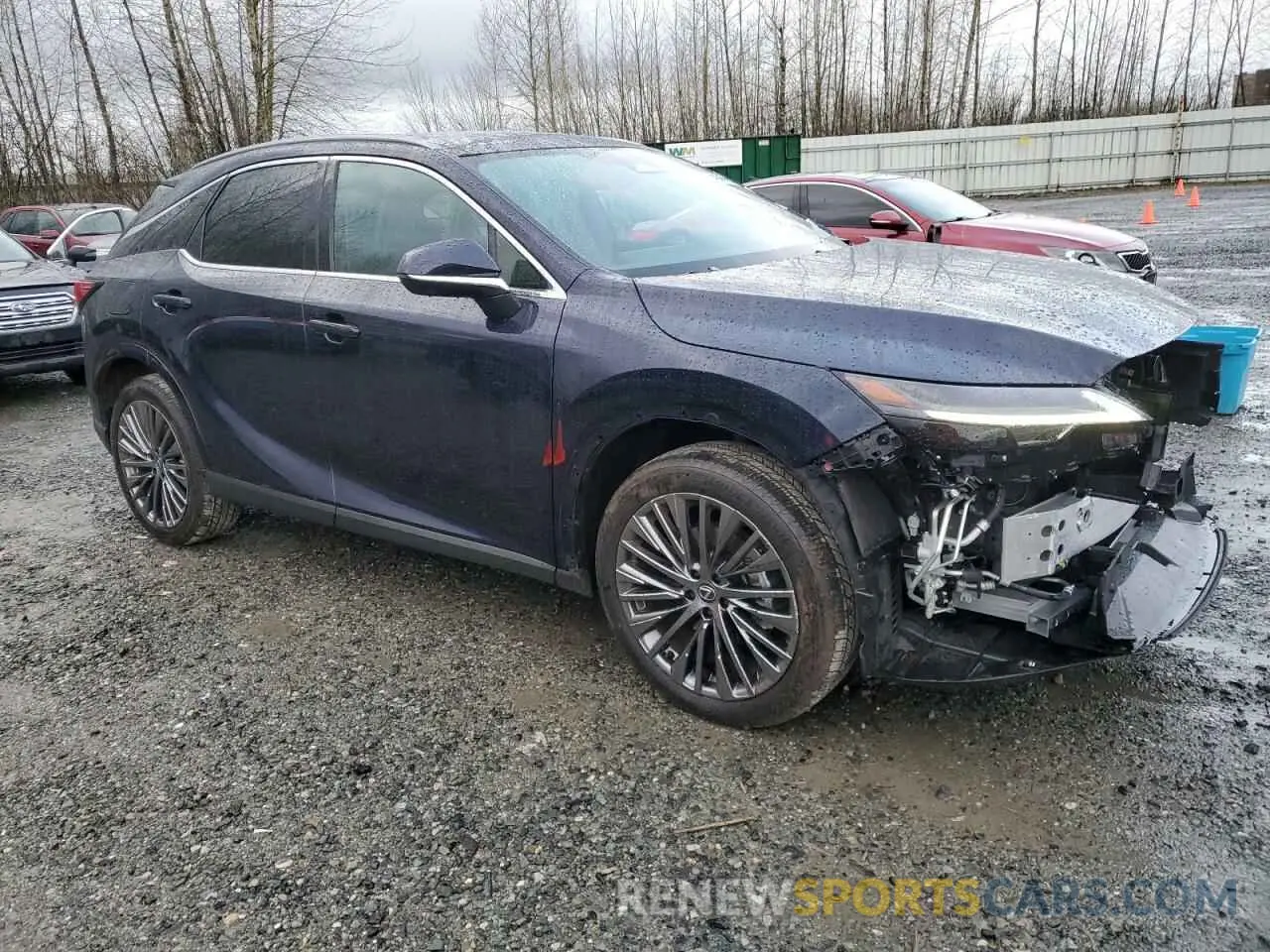 4 fotografías del automóvil dañado JTJCJMGAXR2010985 LEXUS RX 450H+ L 2024