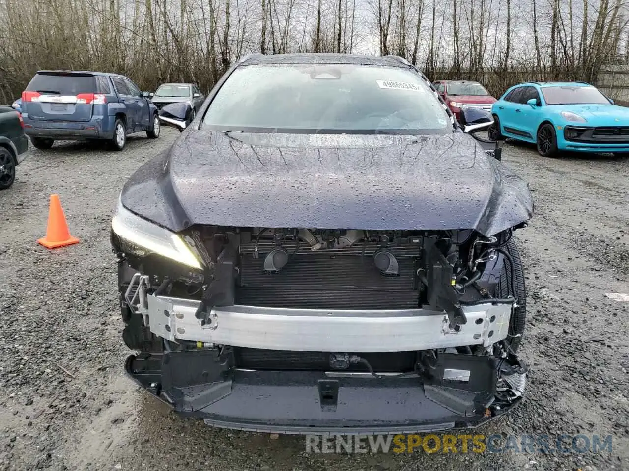 5 fotografías del automóvil dañado JTJCJMGAXR2010985 LEXUS RX 450H+ L 2024