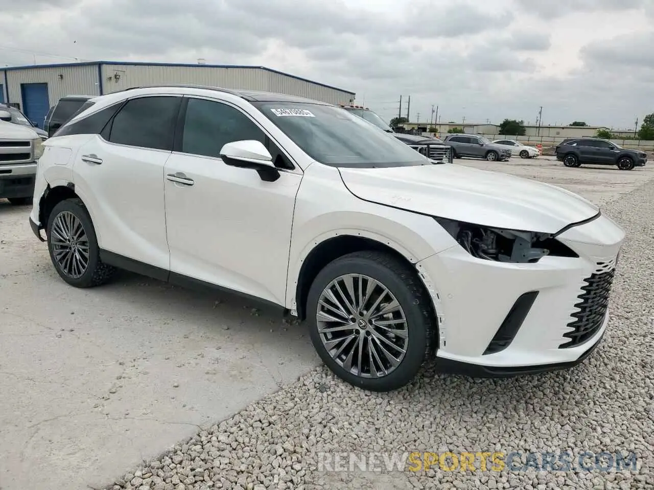 4 fotografías del automóvil dañado JTJCJMGAXS2023788 LEXUS RX 450H+ L 2025