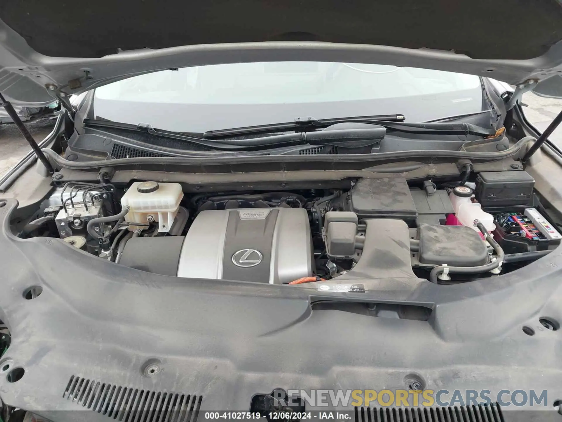 10 fotografías del automóvil dañado JTJDGKCA4K2007616 LEXUS RX 450HL 2019